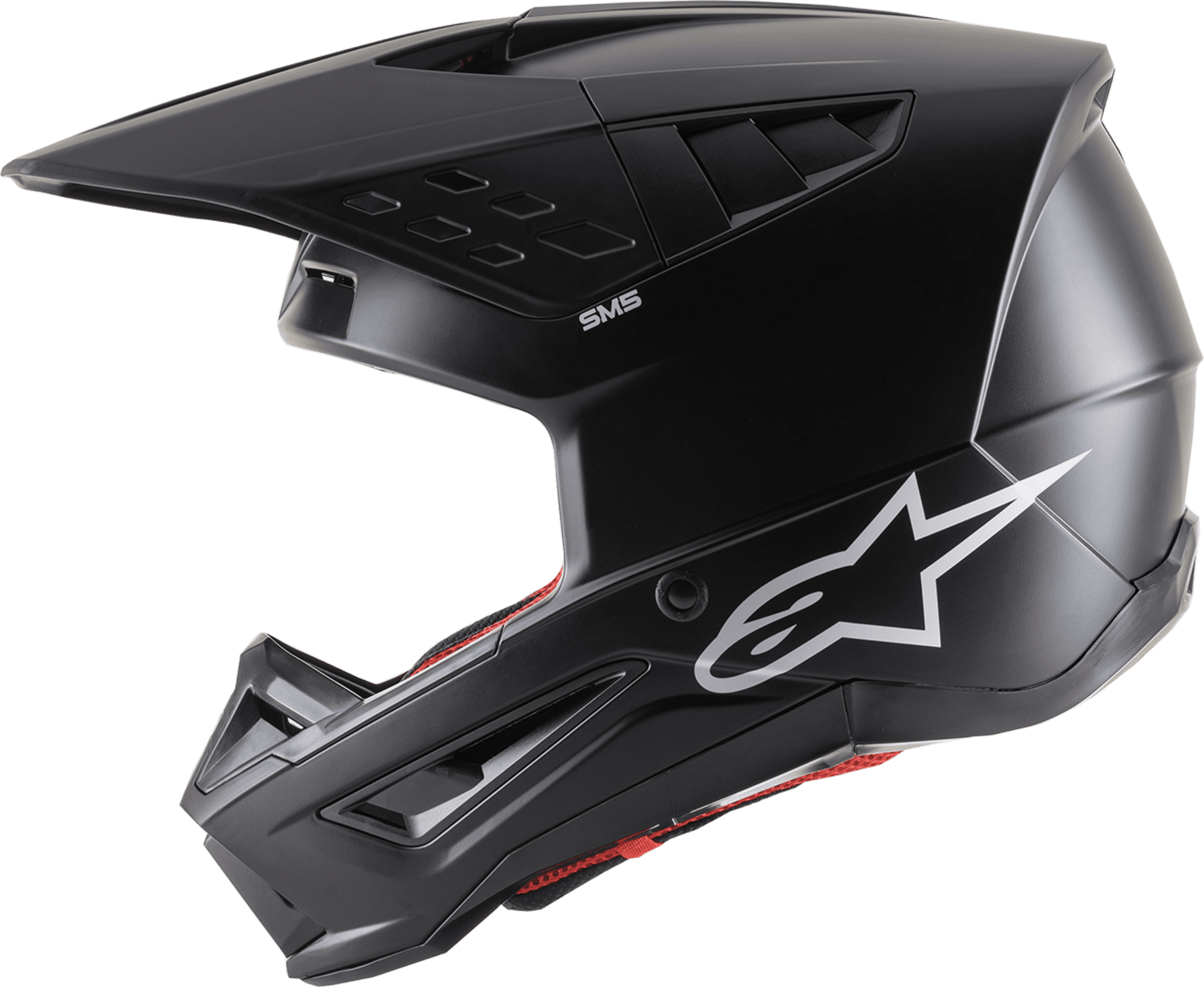 Alpinestars SM5 Hjelm - Solid black - Alpinestars