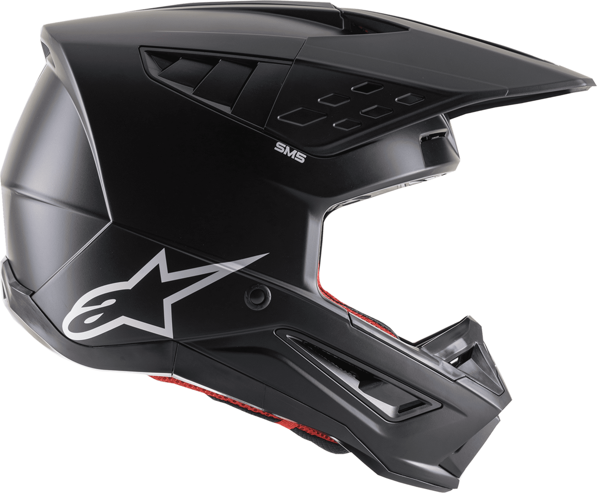 Alpinestars SM5 Hjelm - Solid black - Alpinestars