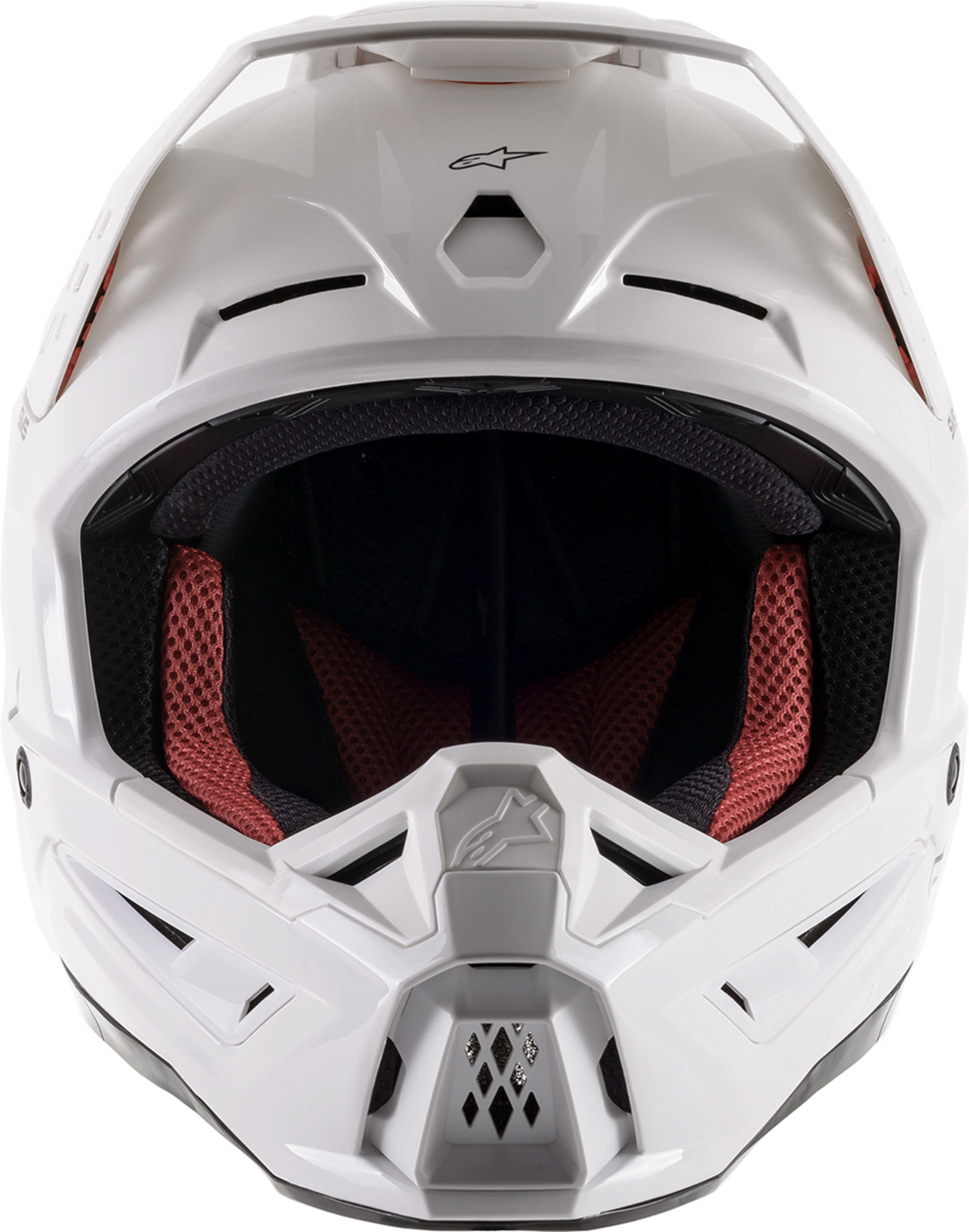 Alpinestars SM5 Helm - Festes Weiß - Alpinestars