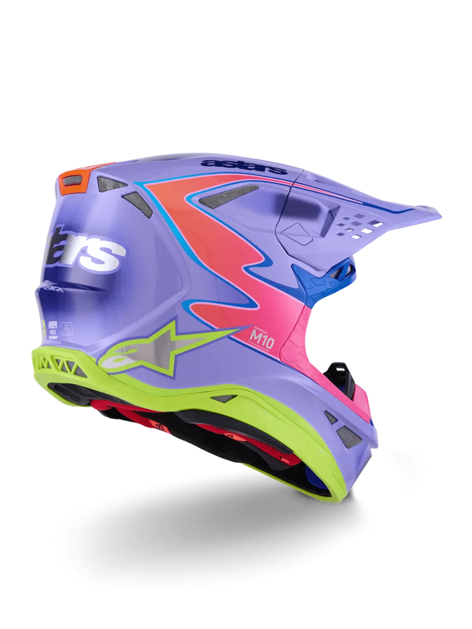 Alpinestars SM10 Jett MIPS Helmet - Purple/Pink - Alpinestars