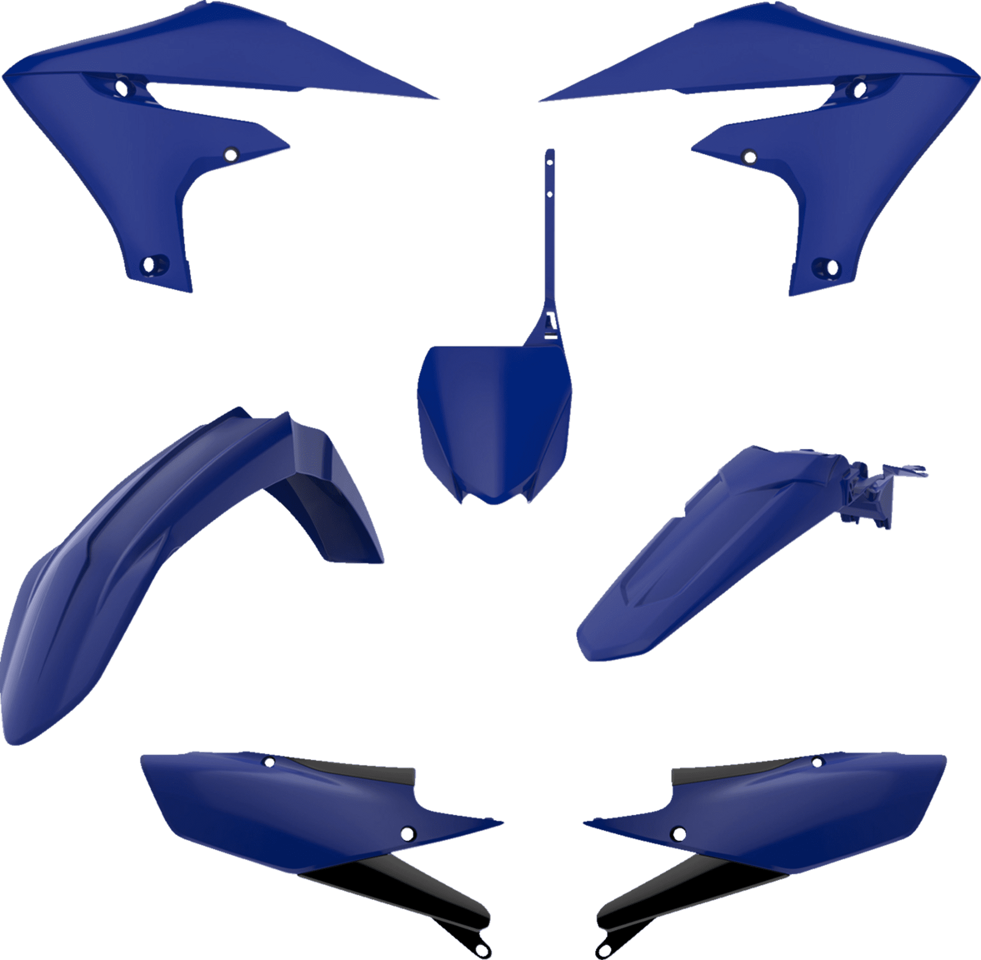 Polisportsats Yamaha YZF250 19- /450 18- blå - Polisport - Motocross Parts