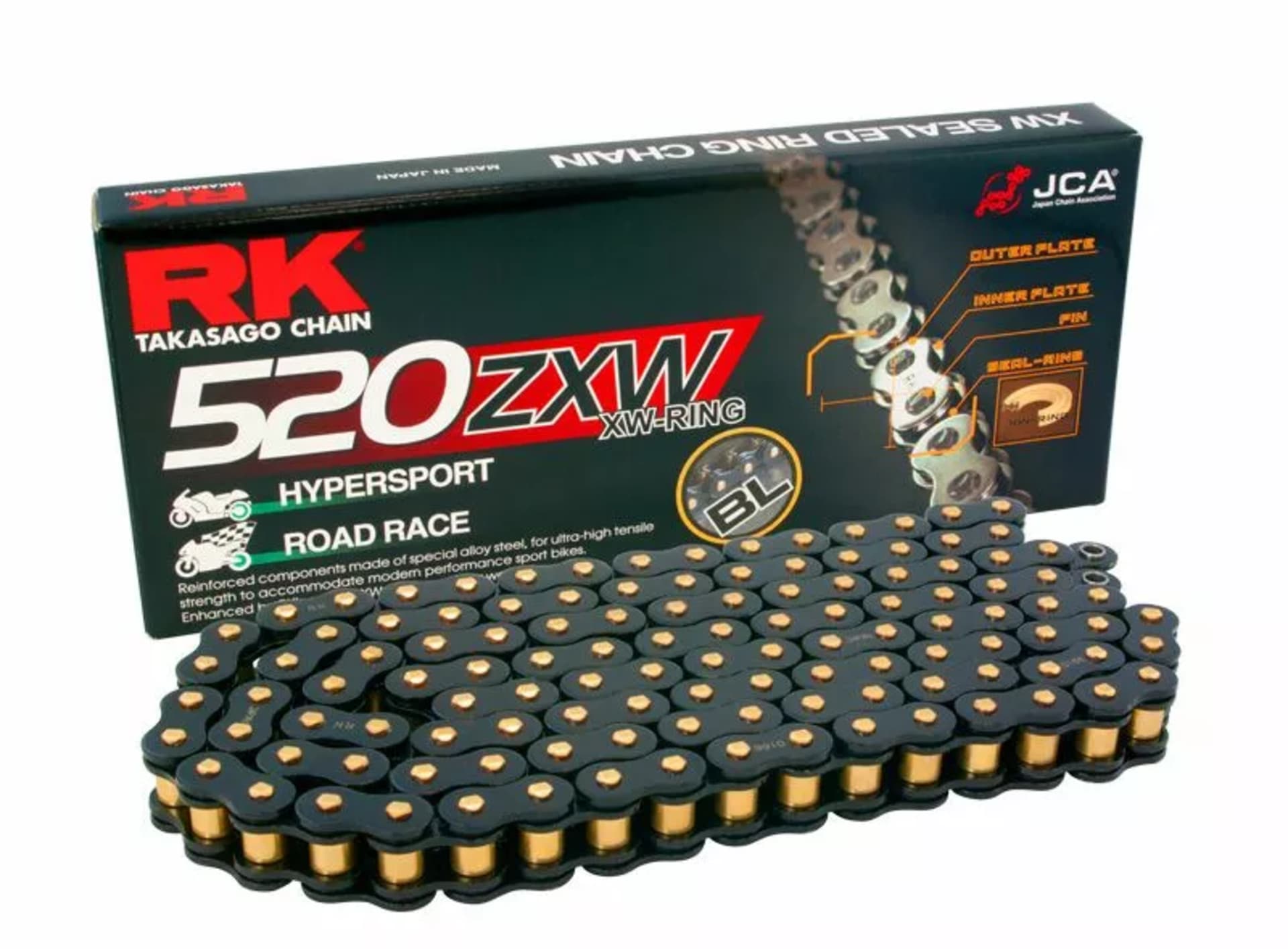 Chaîne de transmission Rk 520 ZXW - RK