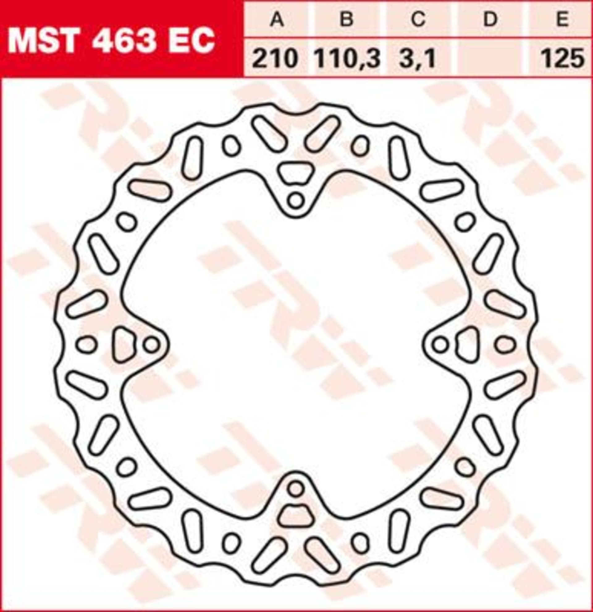 Trw EC Cross Design Brake Rotor KTM 85 SX 2011-2023 - TRW