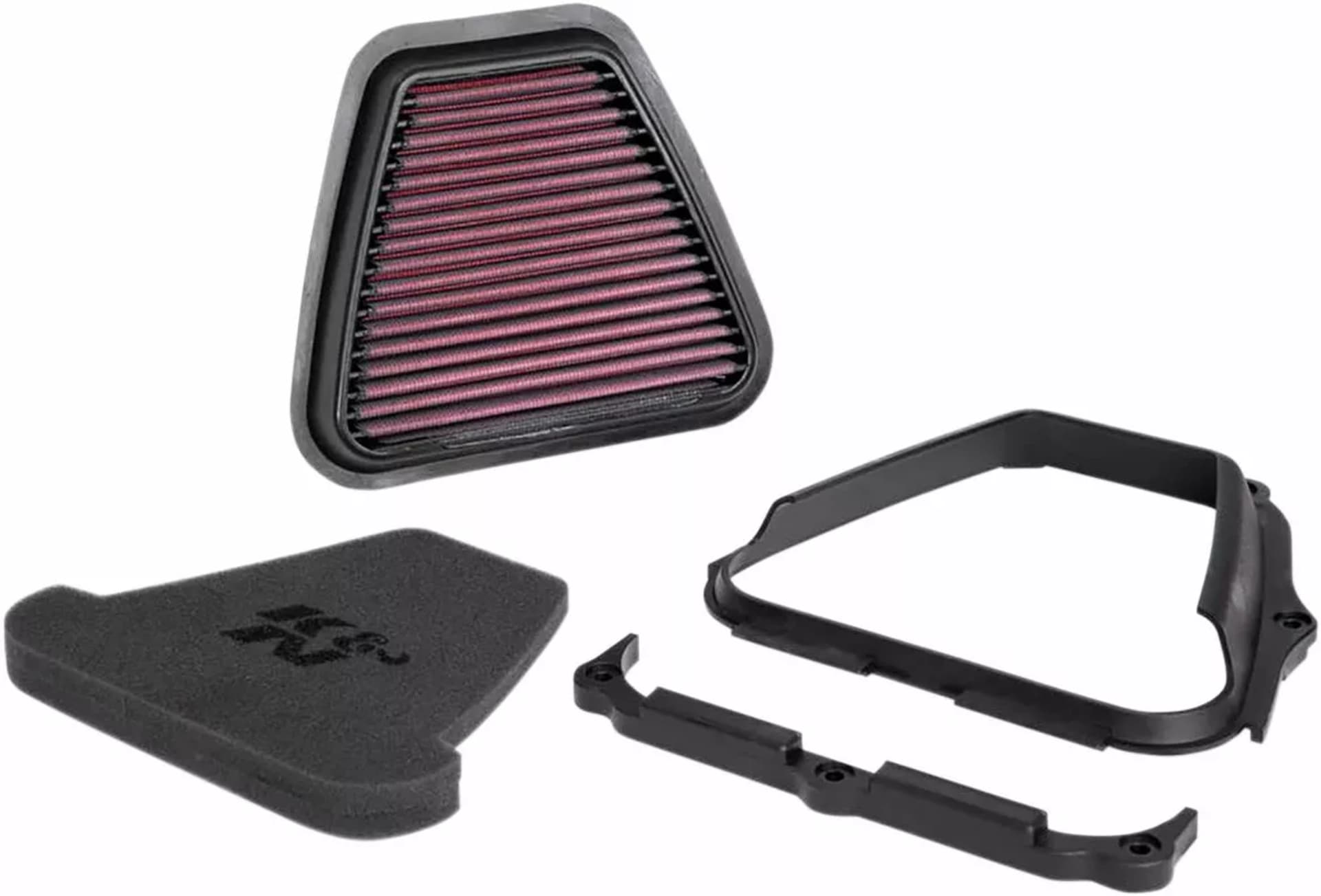 K &amp; N Xstream-serie motocross luftfilter med høj gennemstrømning Yamaha 2015-2023 - K&N