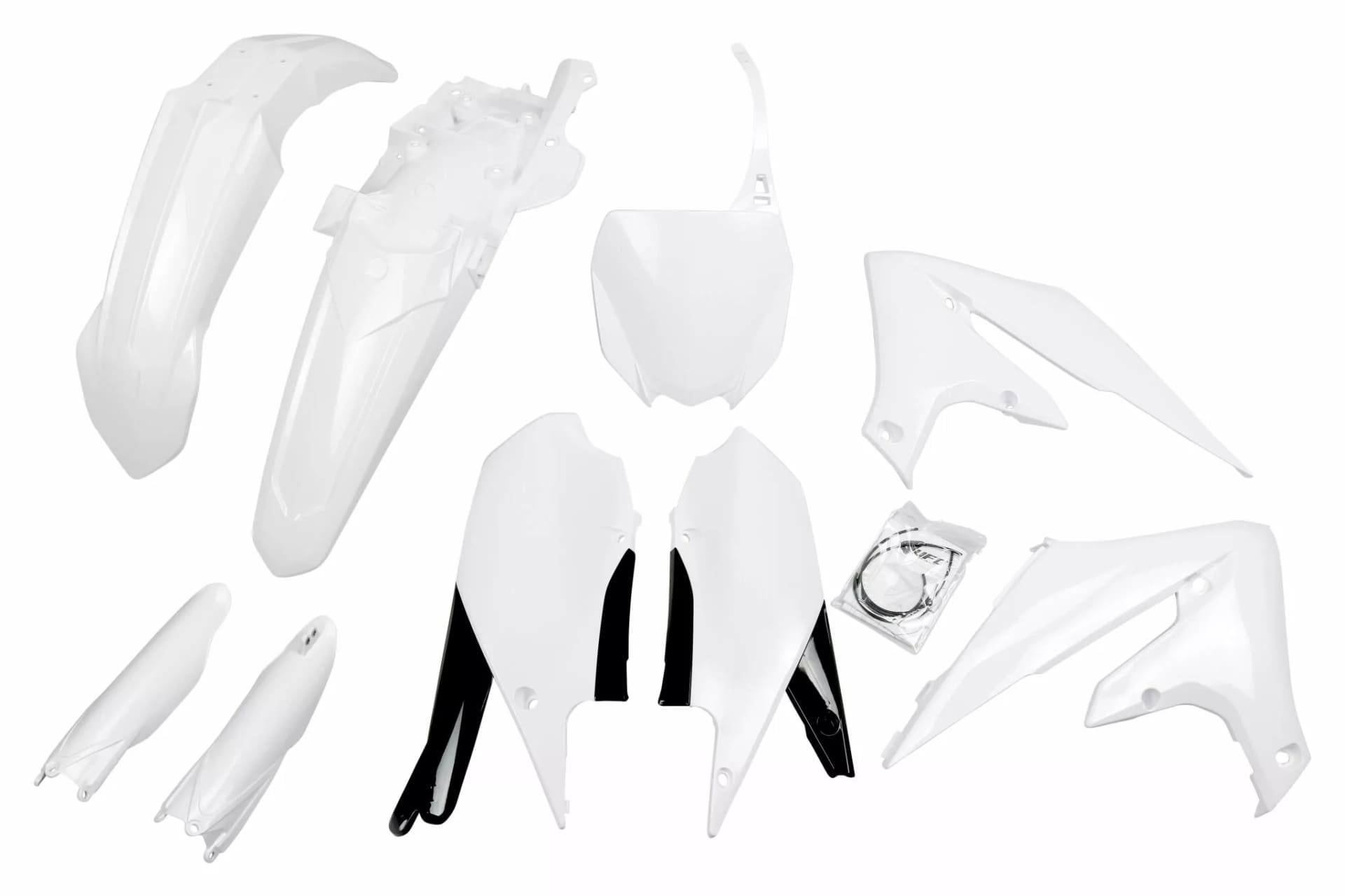 Ufo plastkit för helkroppsbyte YZF250 19-23/450 18-22 vit - UFO - Motocross Parts