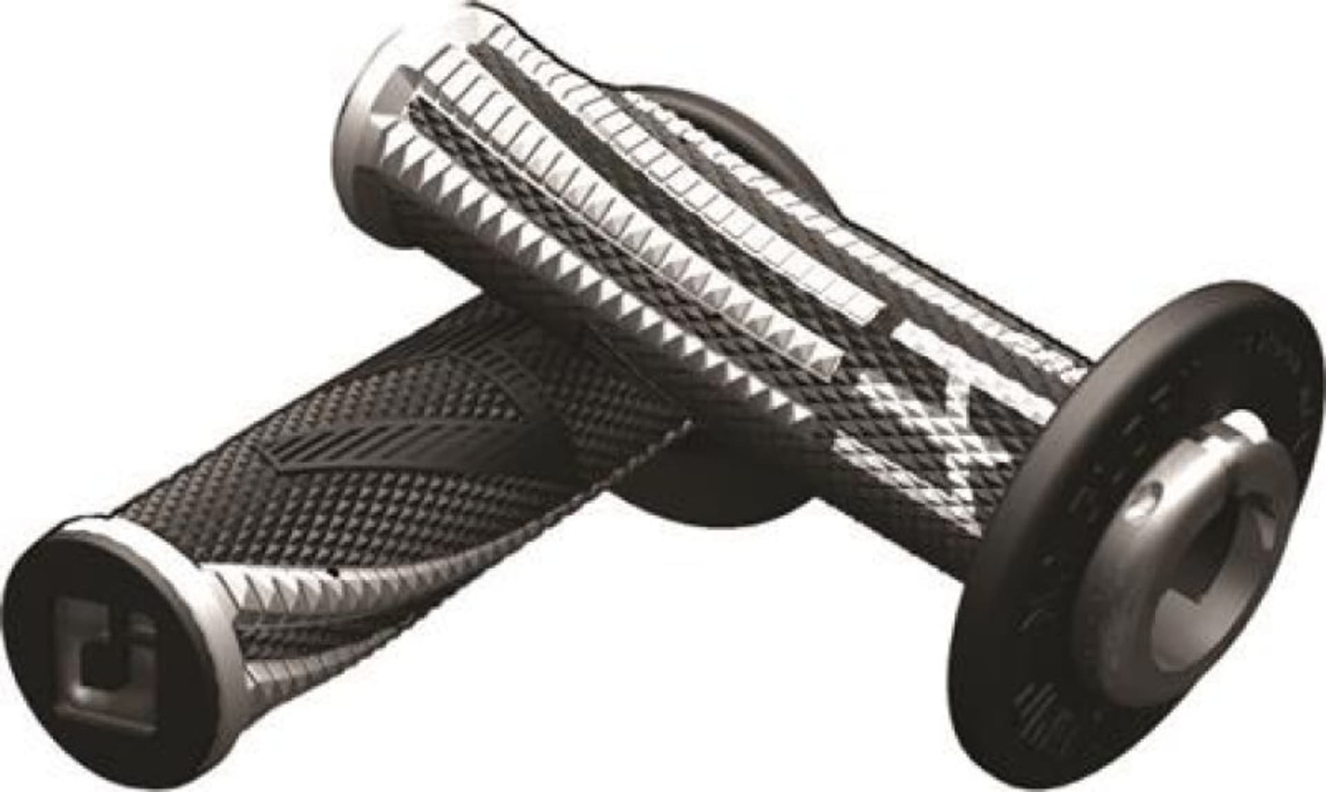 ODI Emig2 Pro V2 Lock-on-greb, 2- og 4-takts - grafit/grå - ODI
