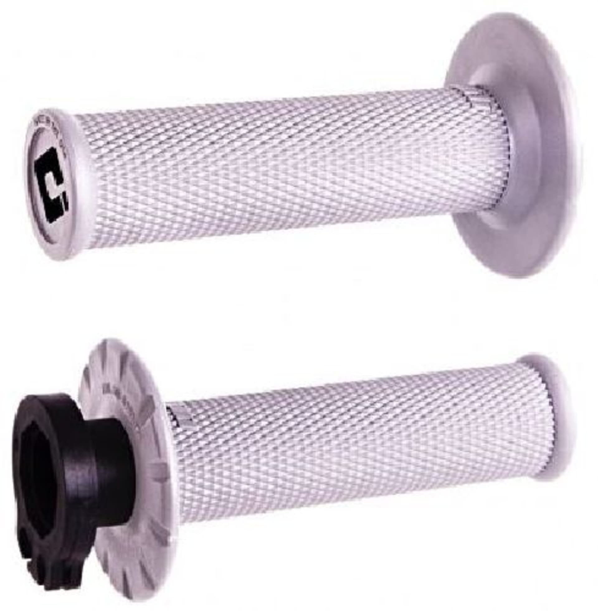 ODI MX V2 Lock-On No-Waffle Grip White (Pro soft) - ODI - Motocross Parts
