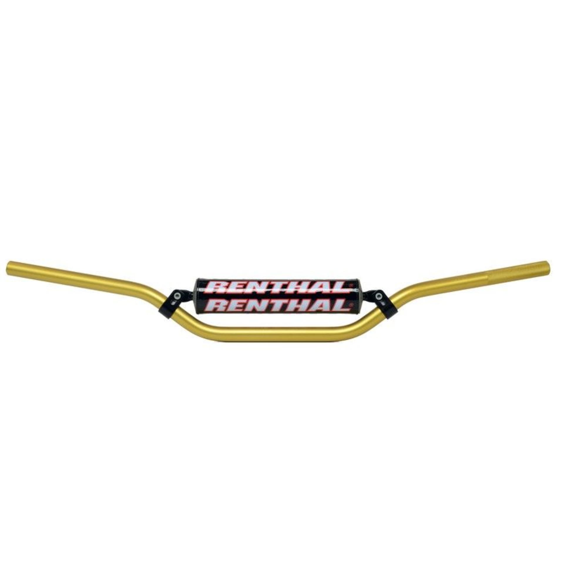Renthal Handlebar+Pad 971 RC CR+F 04-.. KX+F 06-.. Gold - Renthal - Motocross Parts