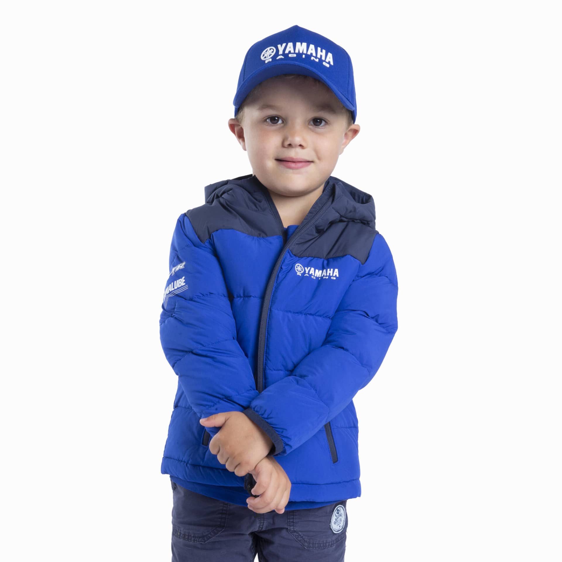 Yamaha Waterproof Paddock Blue jacket for kids - Yamaha - Motocross Parts