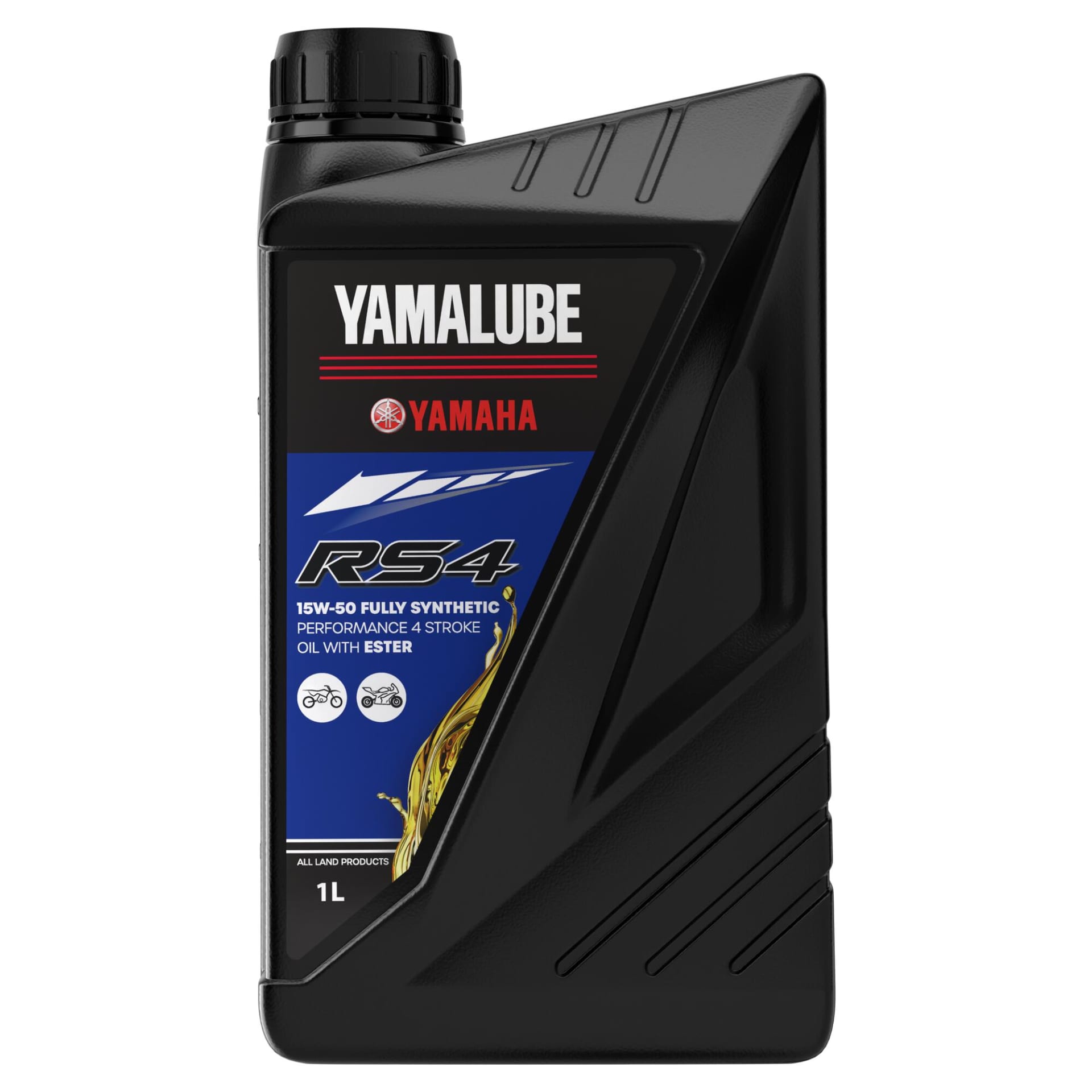 Yamalube RS4 base synthetic oil 15W-50 - Yamalube - Motocross Parts