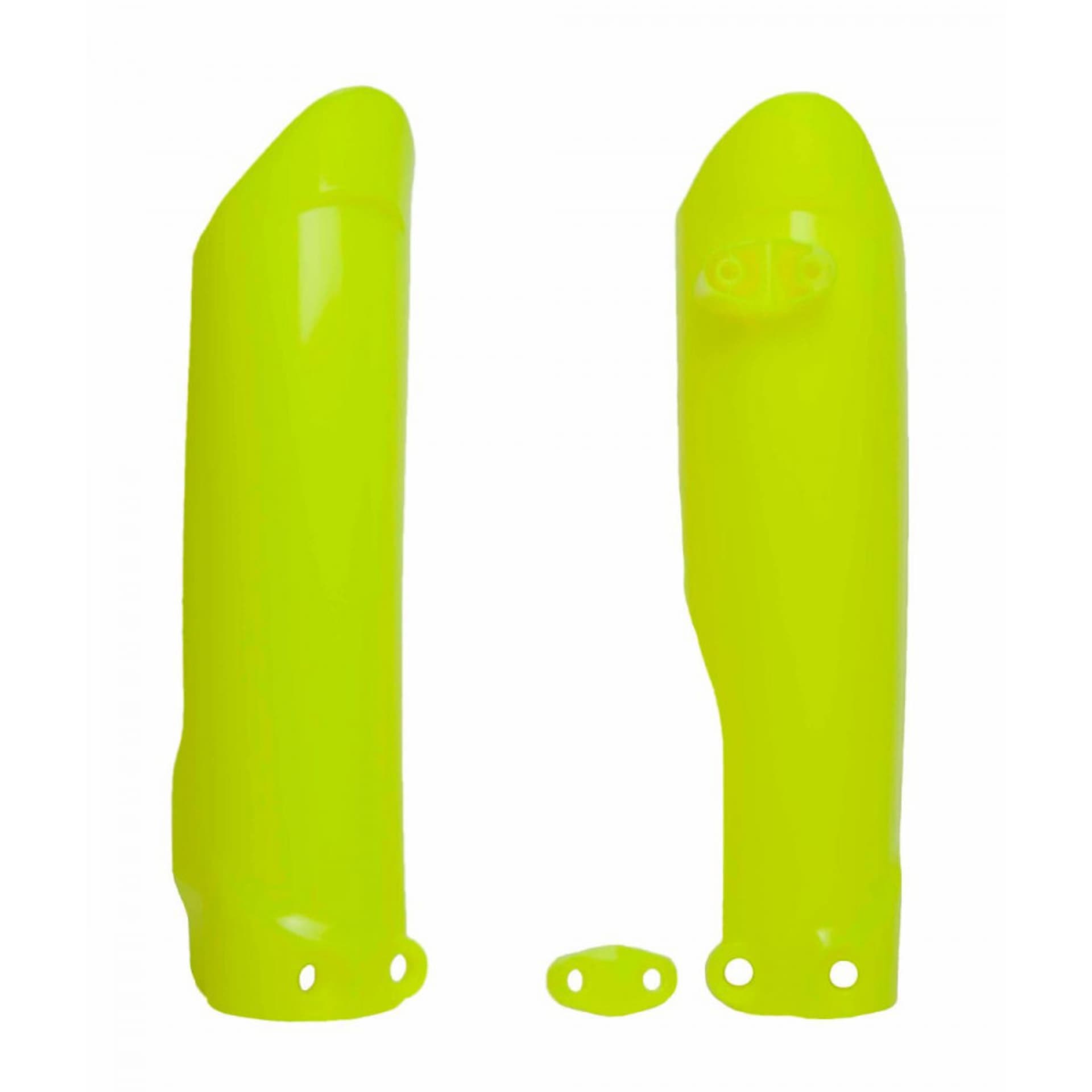 Rtech Fork Protectors SX50 - Neon Yellow - Rtech - Motocross Parts