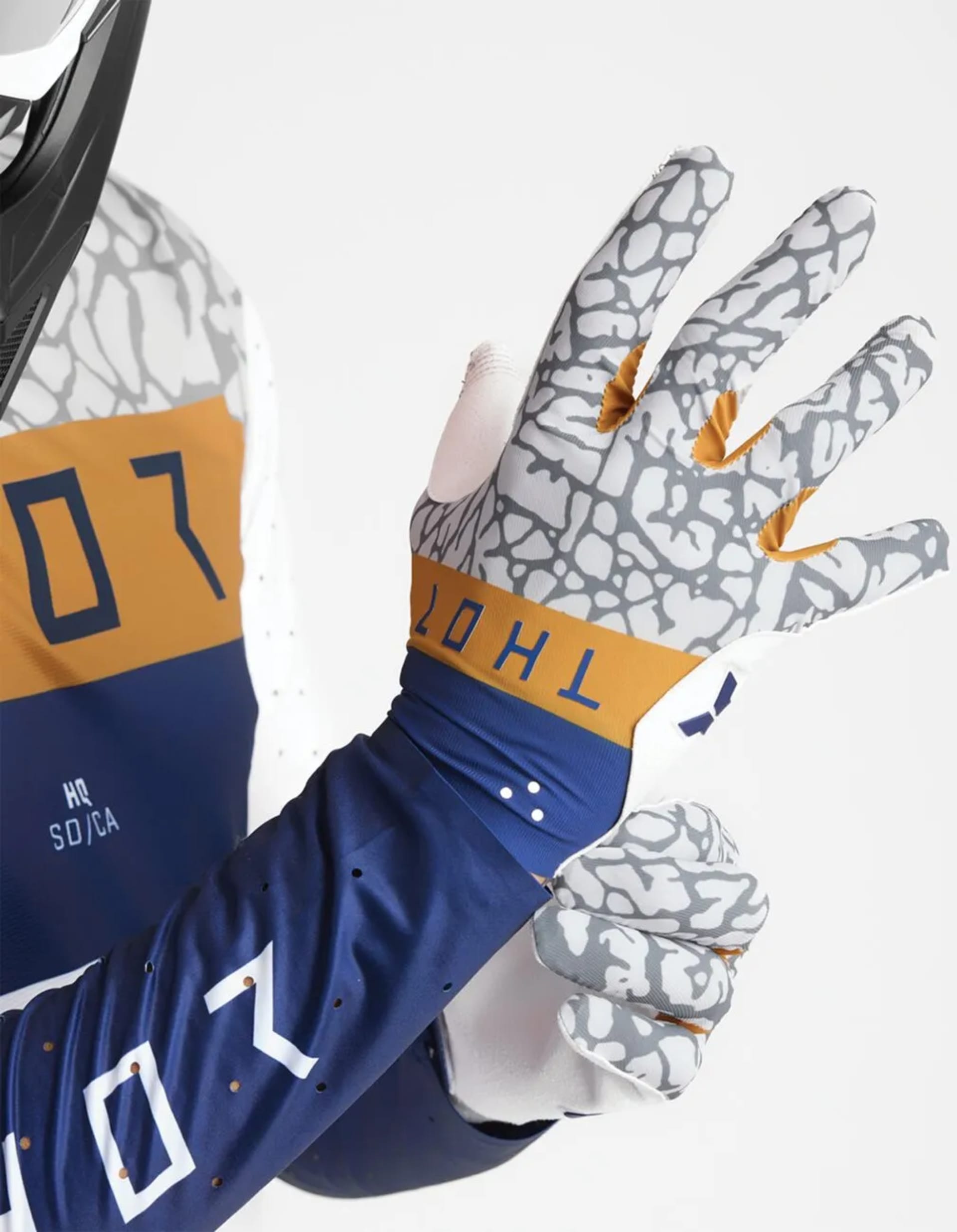 Thor Sportmode-handske - Bravo Navy/Kobber - Thor