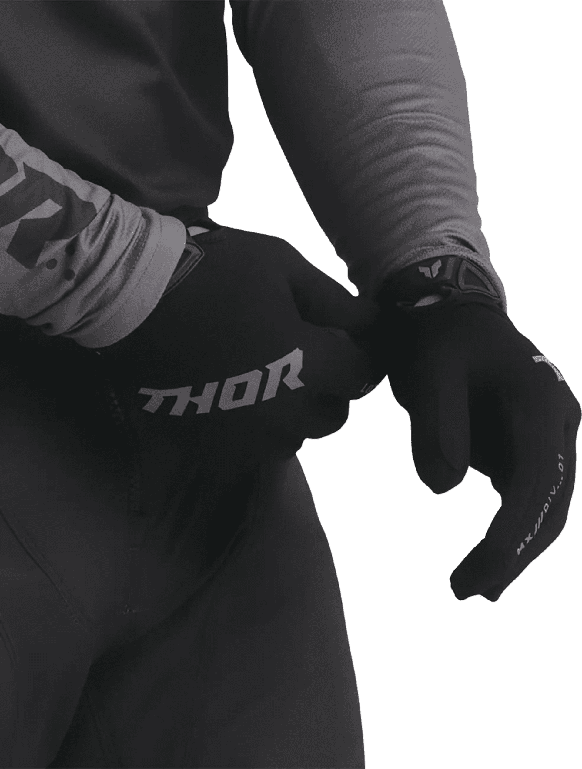 Thor Ridemode Handske - Statisk Svart - Thor