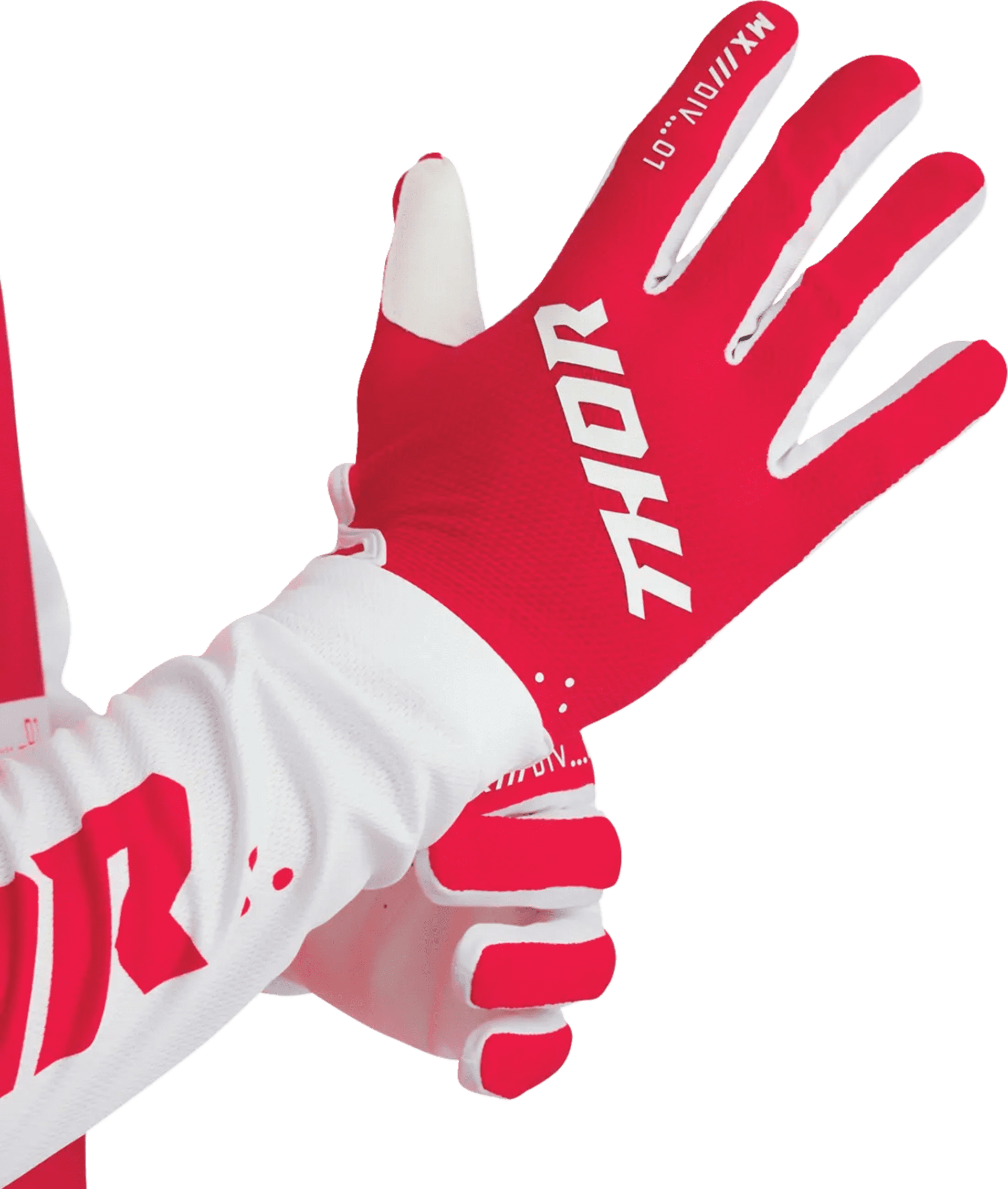 Thor Ridemode-handske - statisk rød - Thor