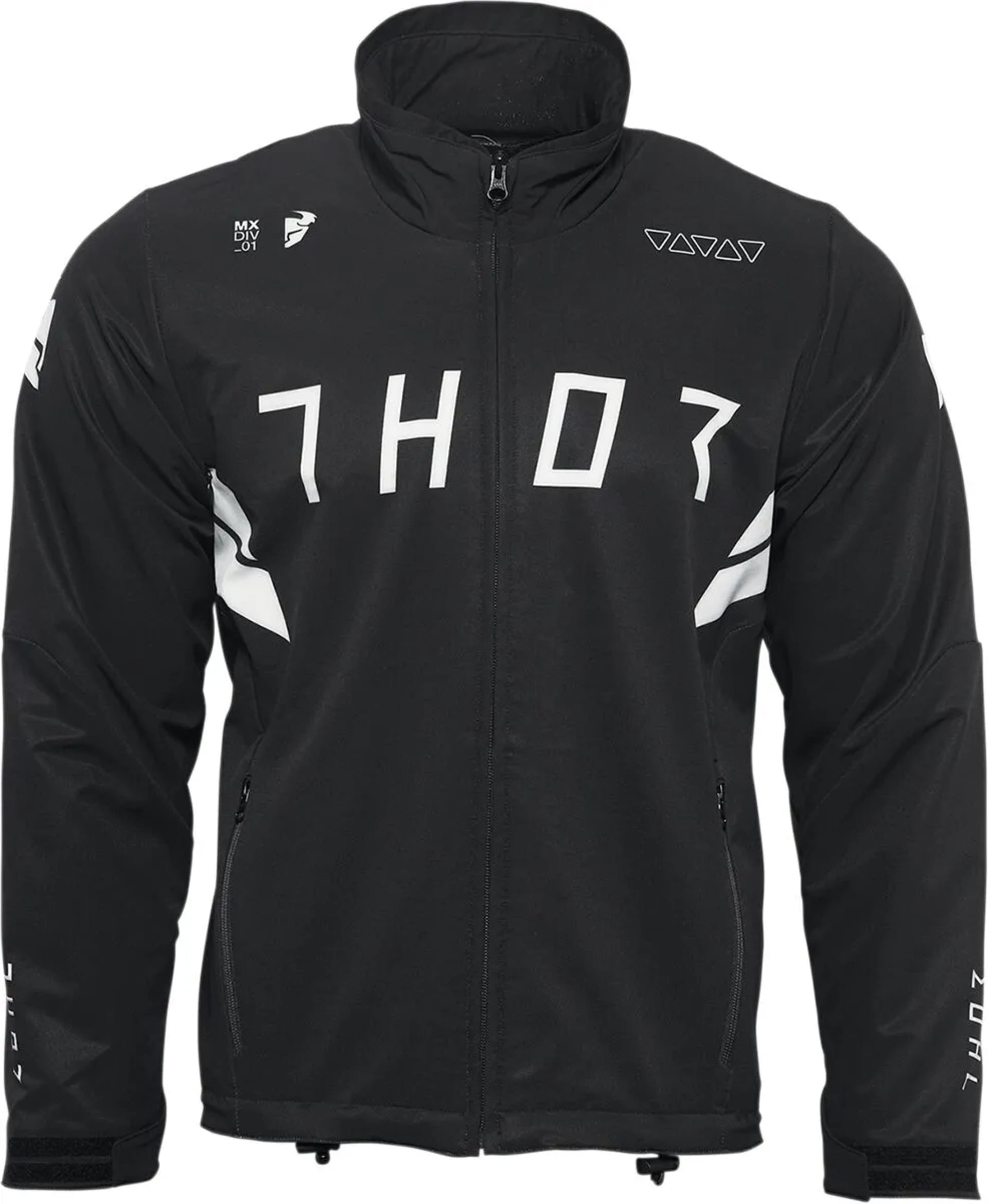 Veste d'échauffement Thor - noir/blanc - Thor - Motocross Parts