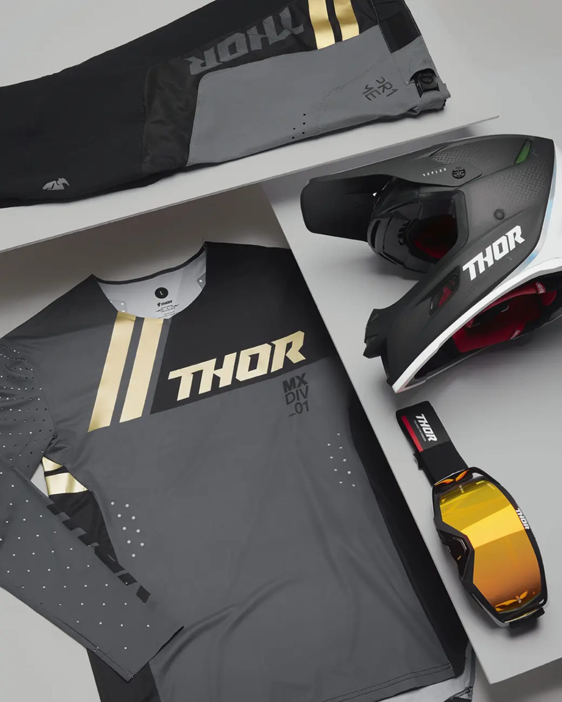 Thor activate Schwimmbrille - schwarz/rot - Thor