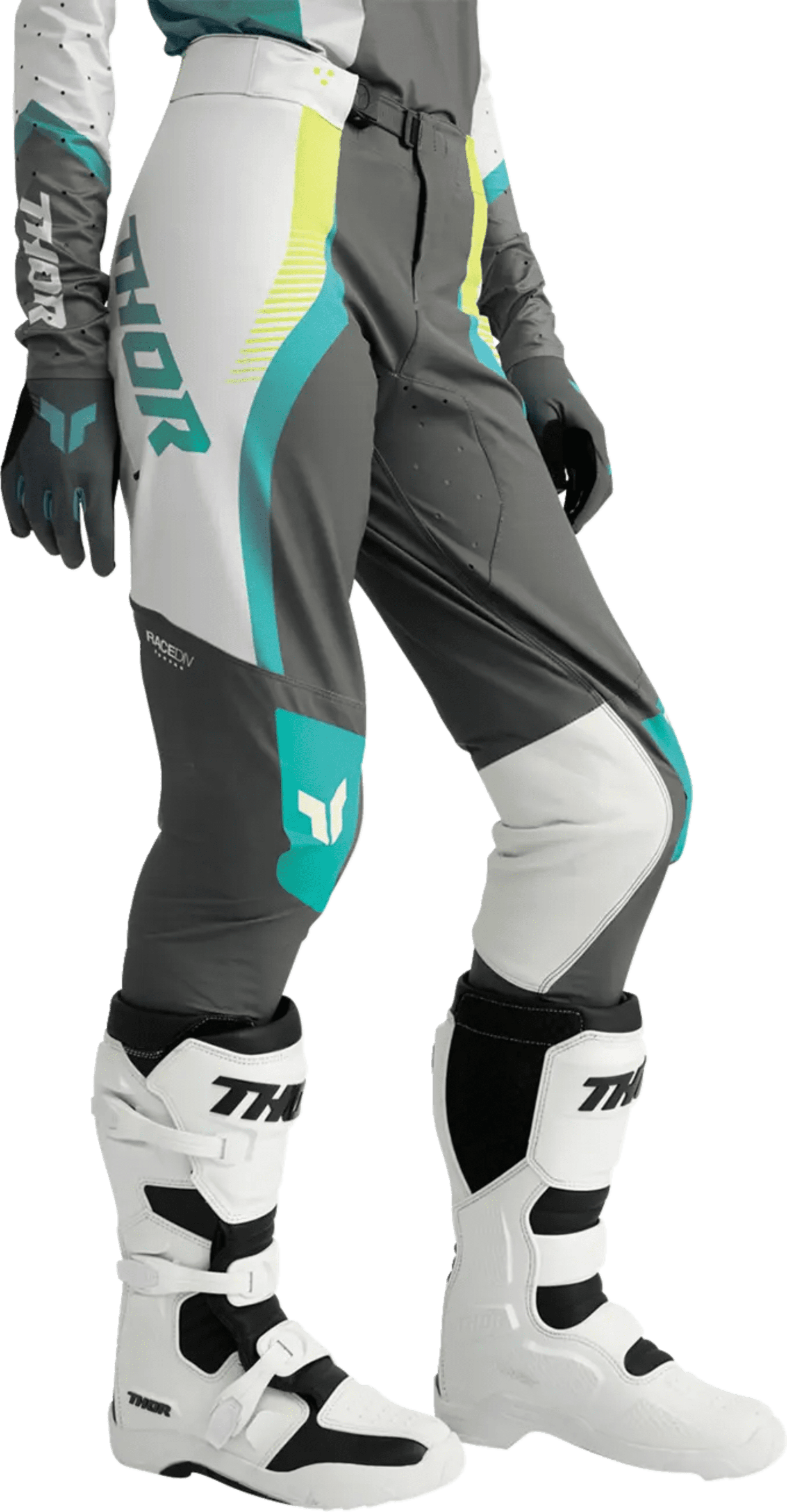 Thor Sportmode Pant til kvinder - Velocity Gray/Aqua - Thor