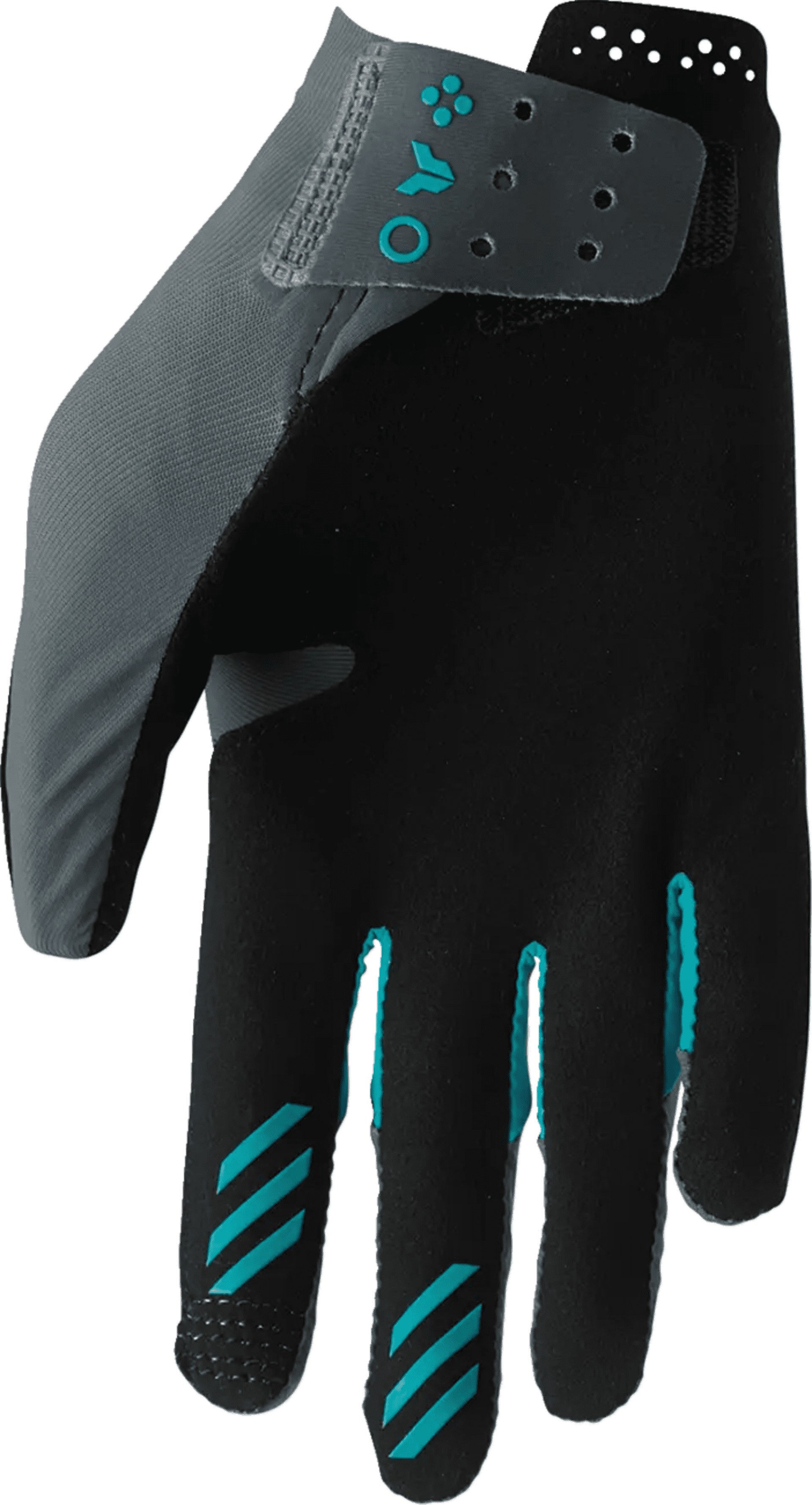 Thor Women Sportmode Glove - Iconic Gray/Aqua - Thor