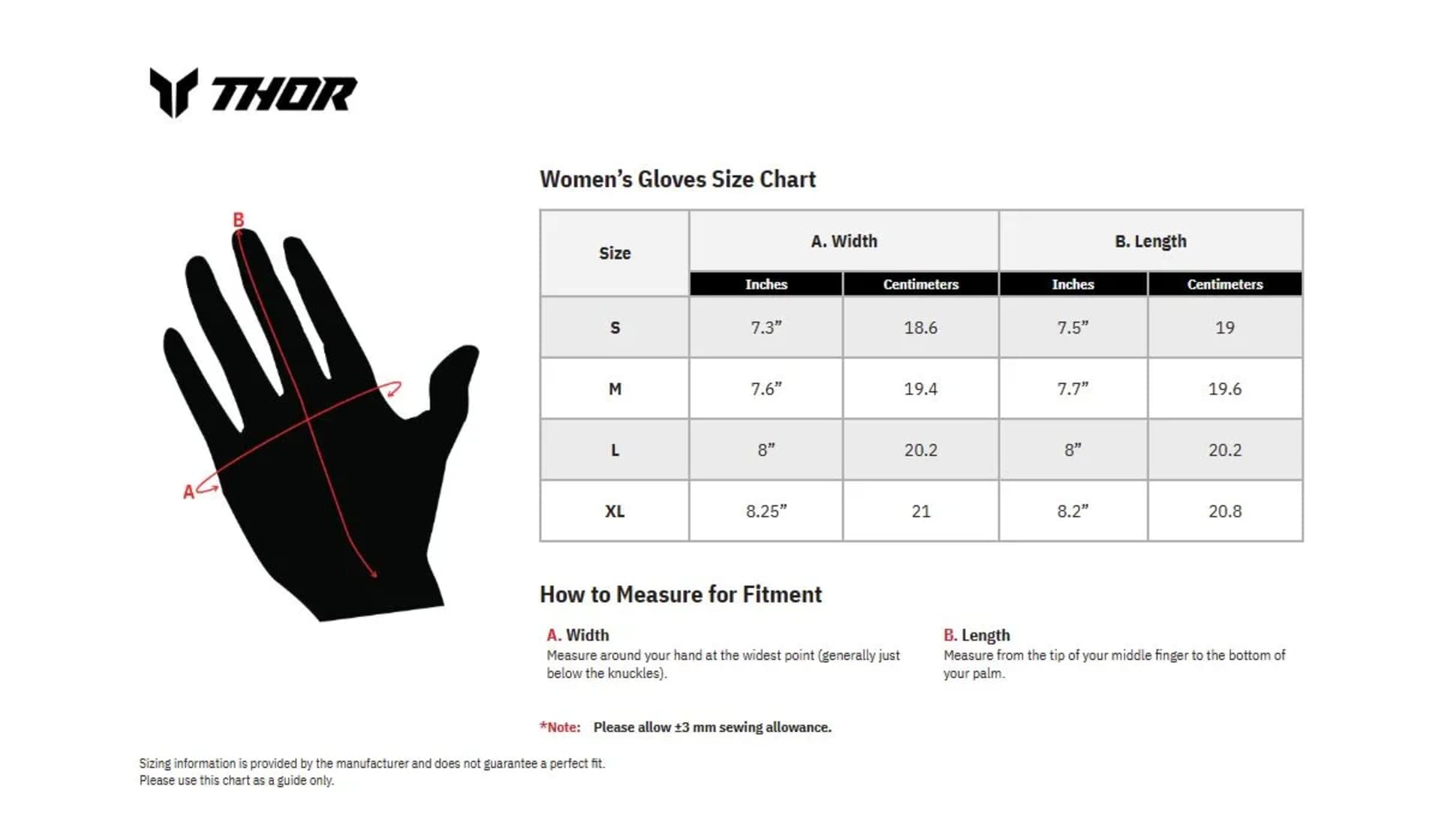 Thor Women Sportmode-handske - Iconic Gray/Aqua - Thor