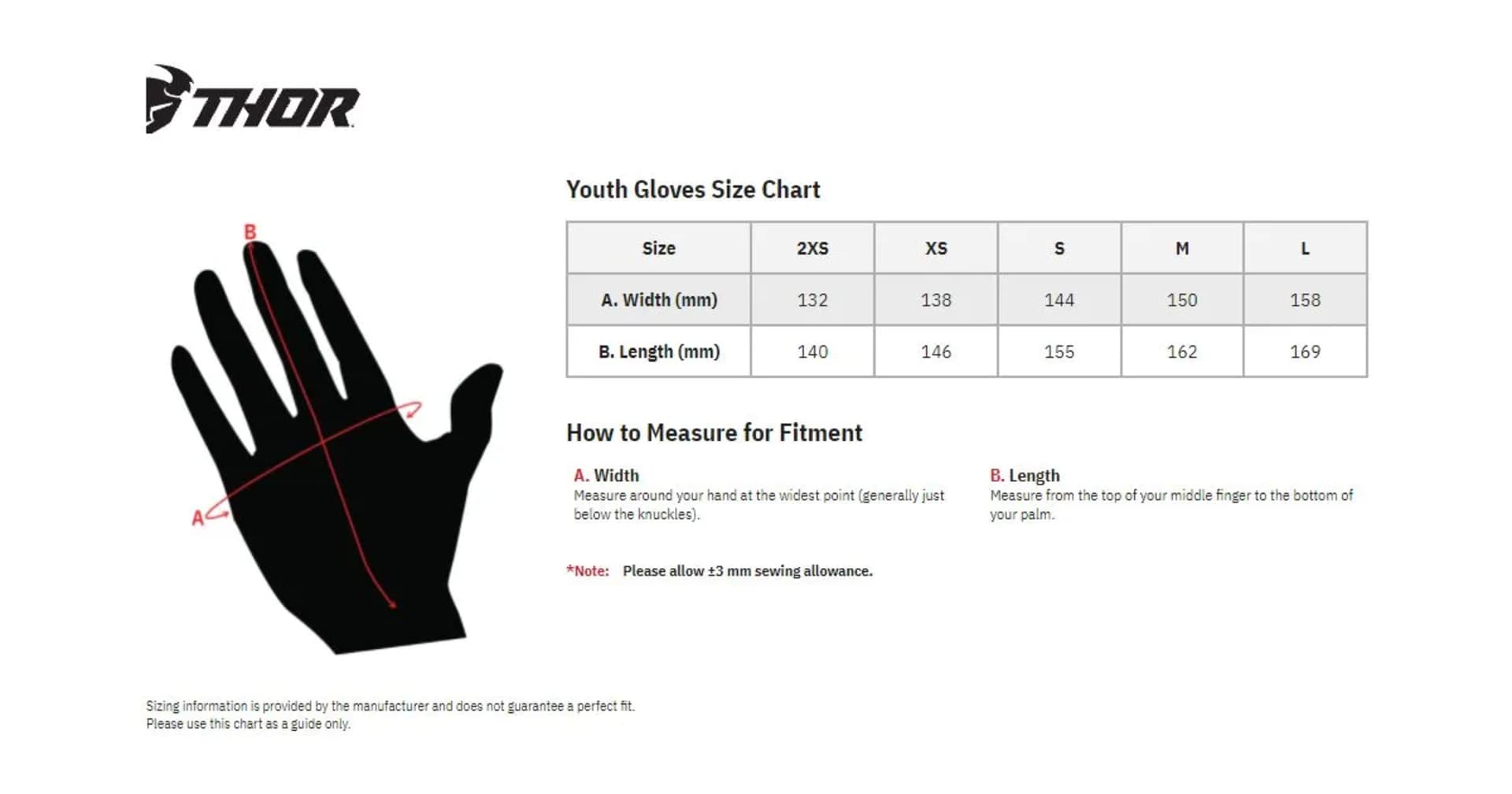 Thor Youth Launchmode-handske - Splat Multi - Thor