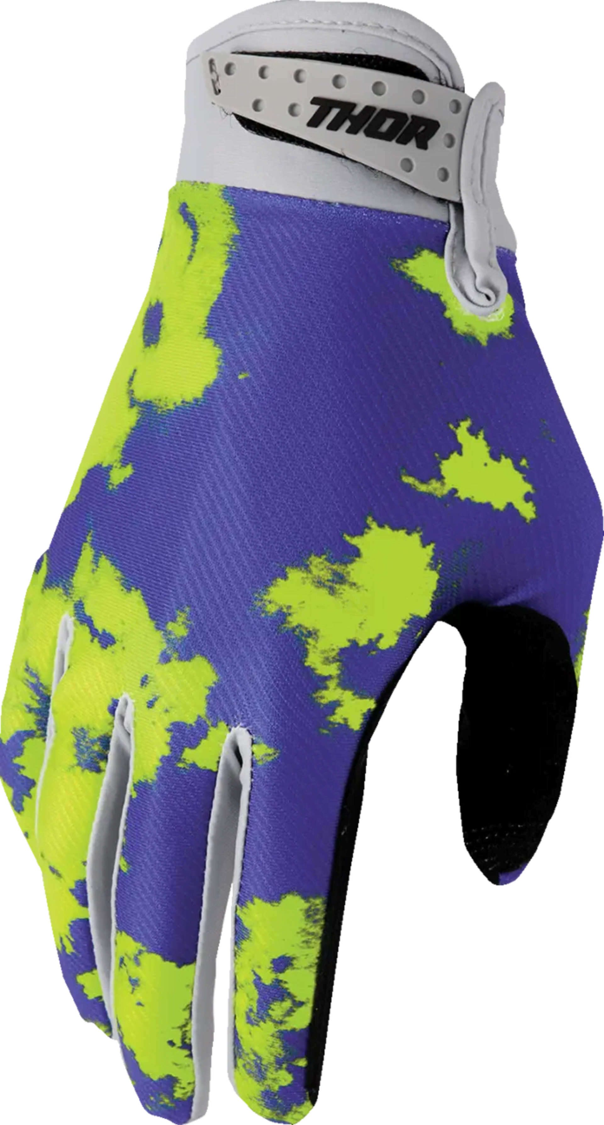 Thor Youth Launchmode-handske - Bleach Gray/Acid - Thor
