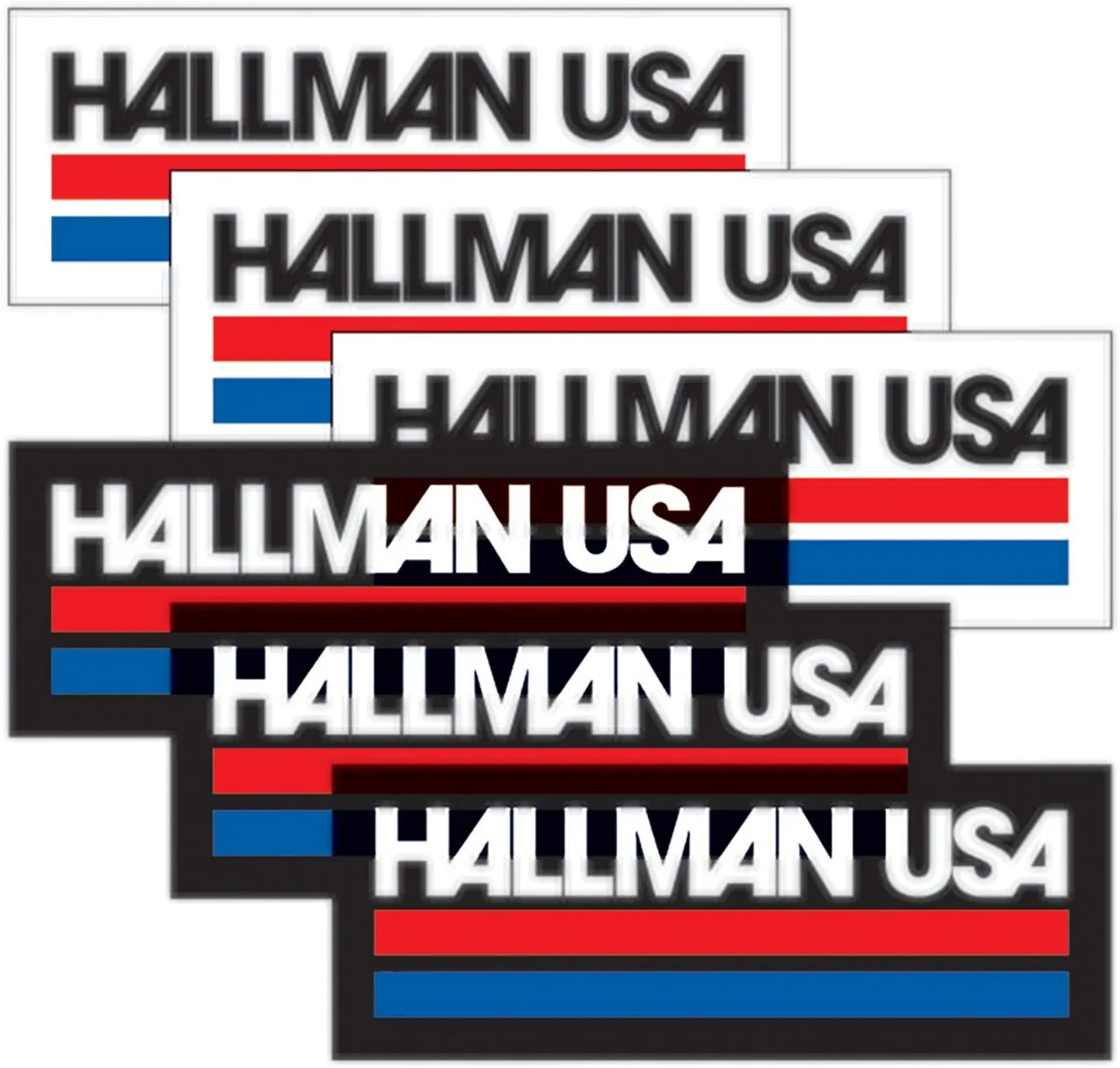 Thor usa klistermärkespaket - rött/vitt/blått - Thor - Motocross Parts