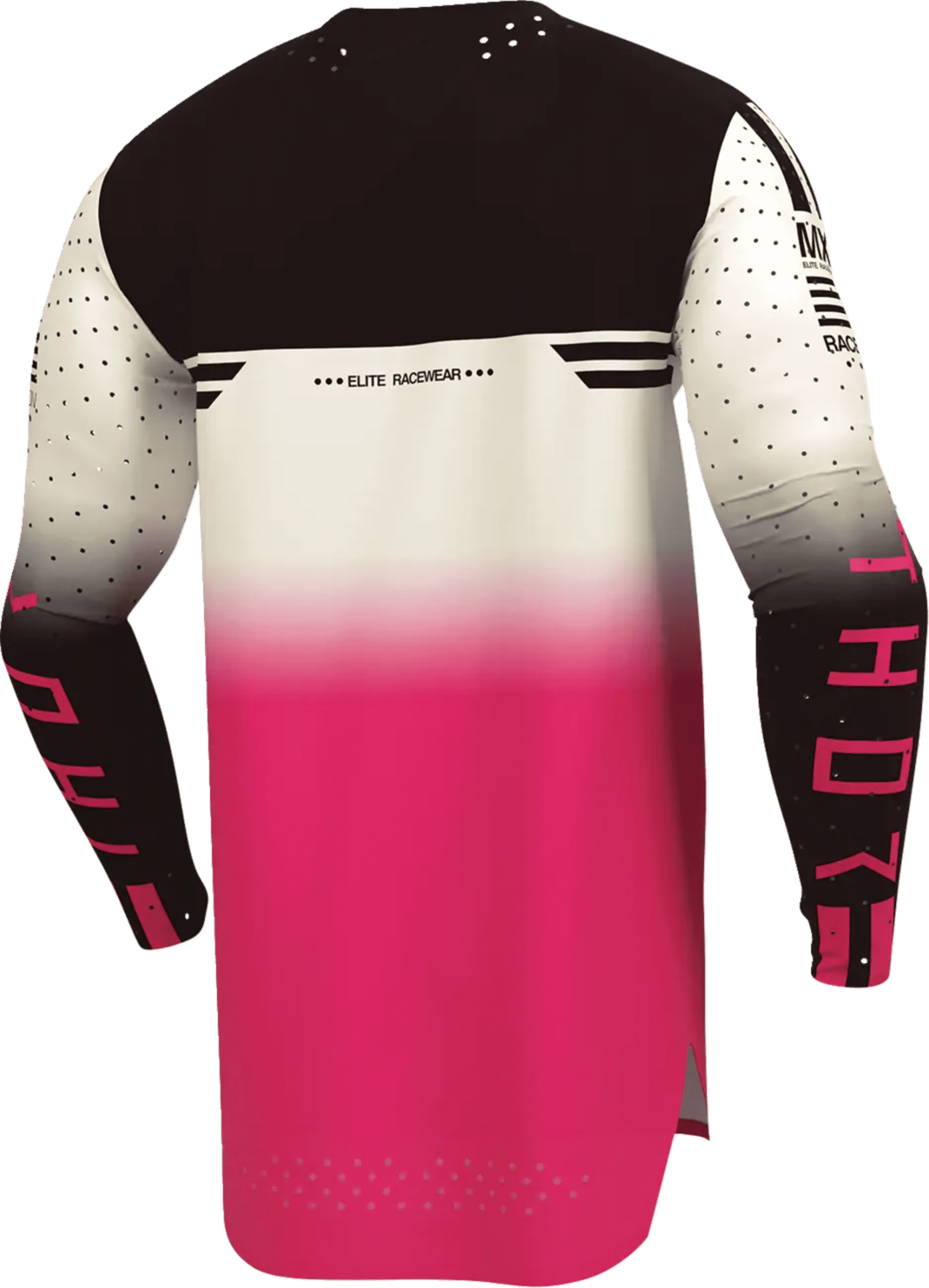 Thor Sportmode Trikot - Geo Vintage Weiß/Pink - Thor