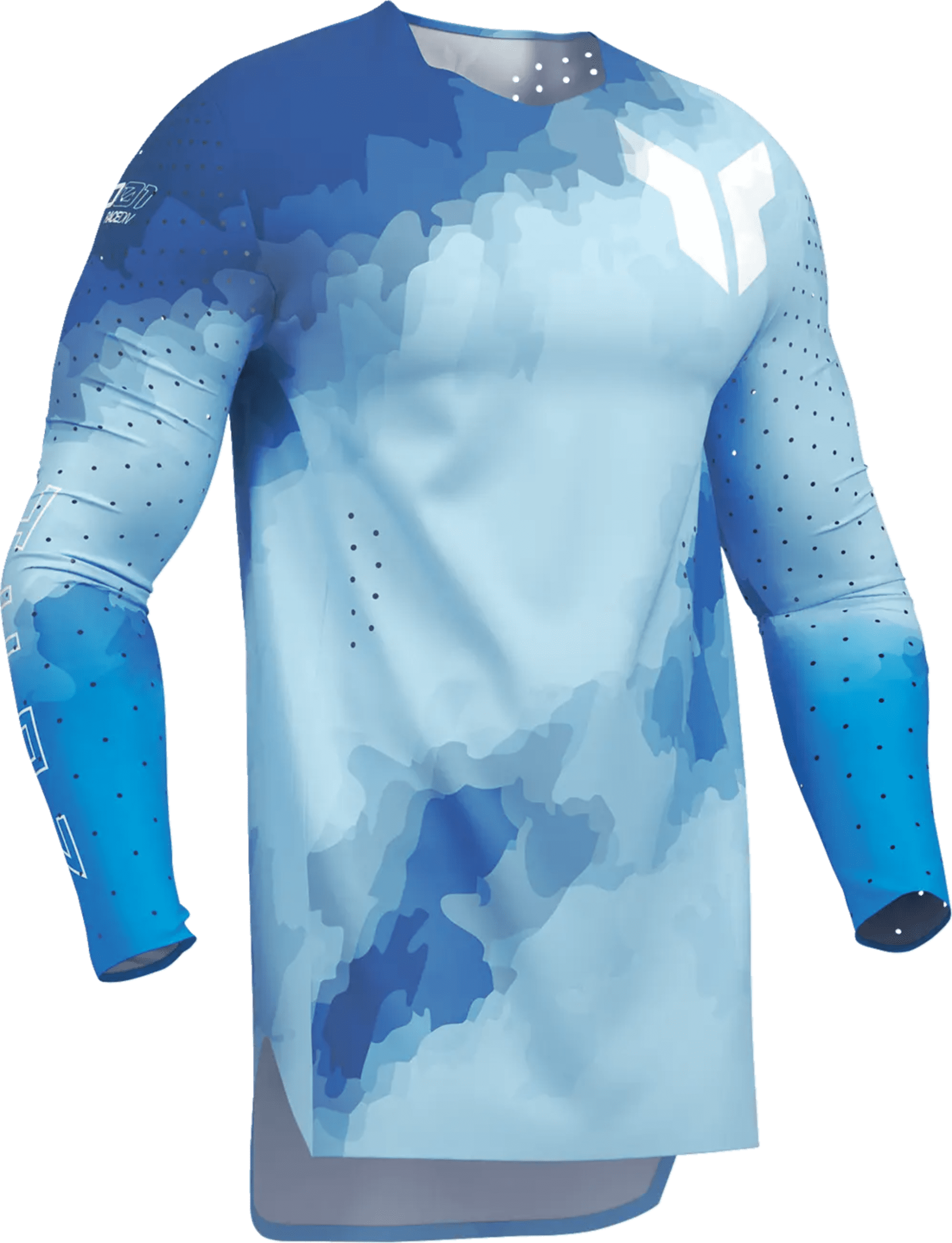 Thor Sportmode Trikot - Carbon Electric Blue/Powder Blue - Thor