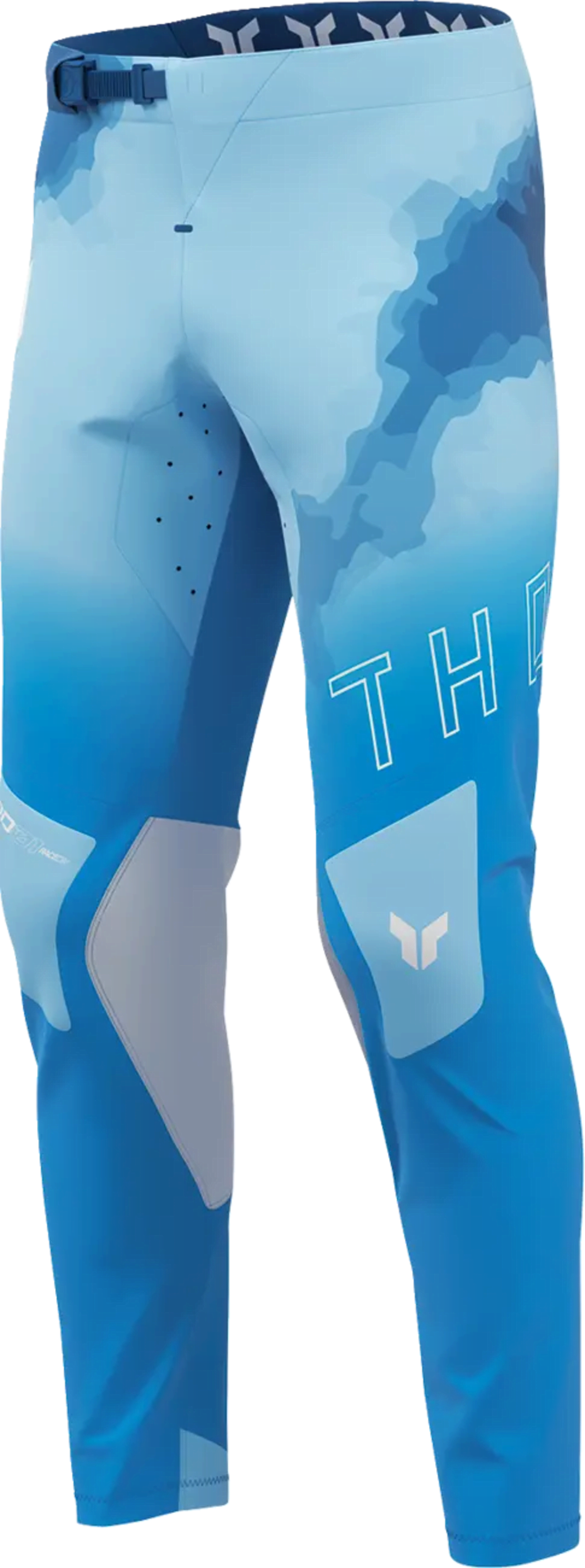 Thor Sportmode Byxor - Kolfiber Elektrisk Blå/Pulver Blå - Thor