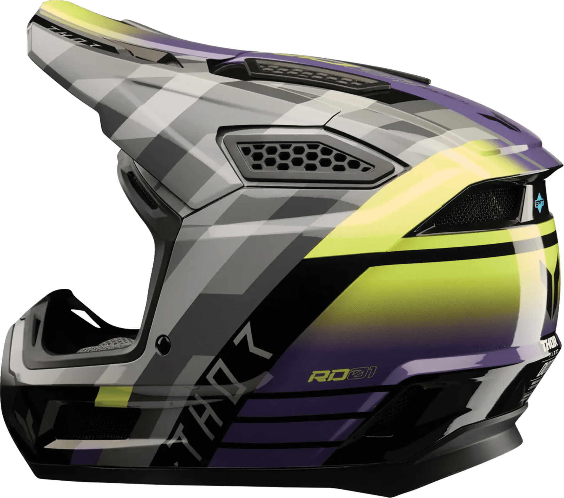 Thor Flotte Helm - Wölbung schwarz/lila - Thor