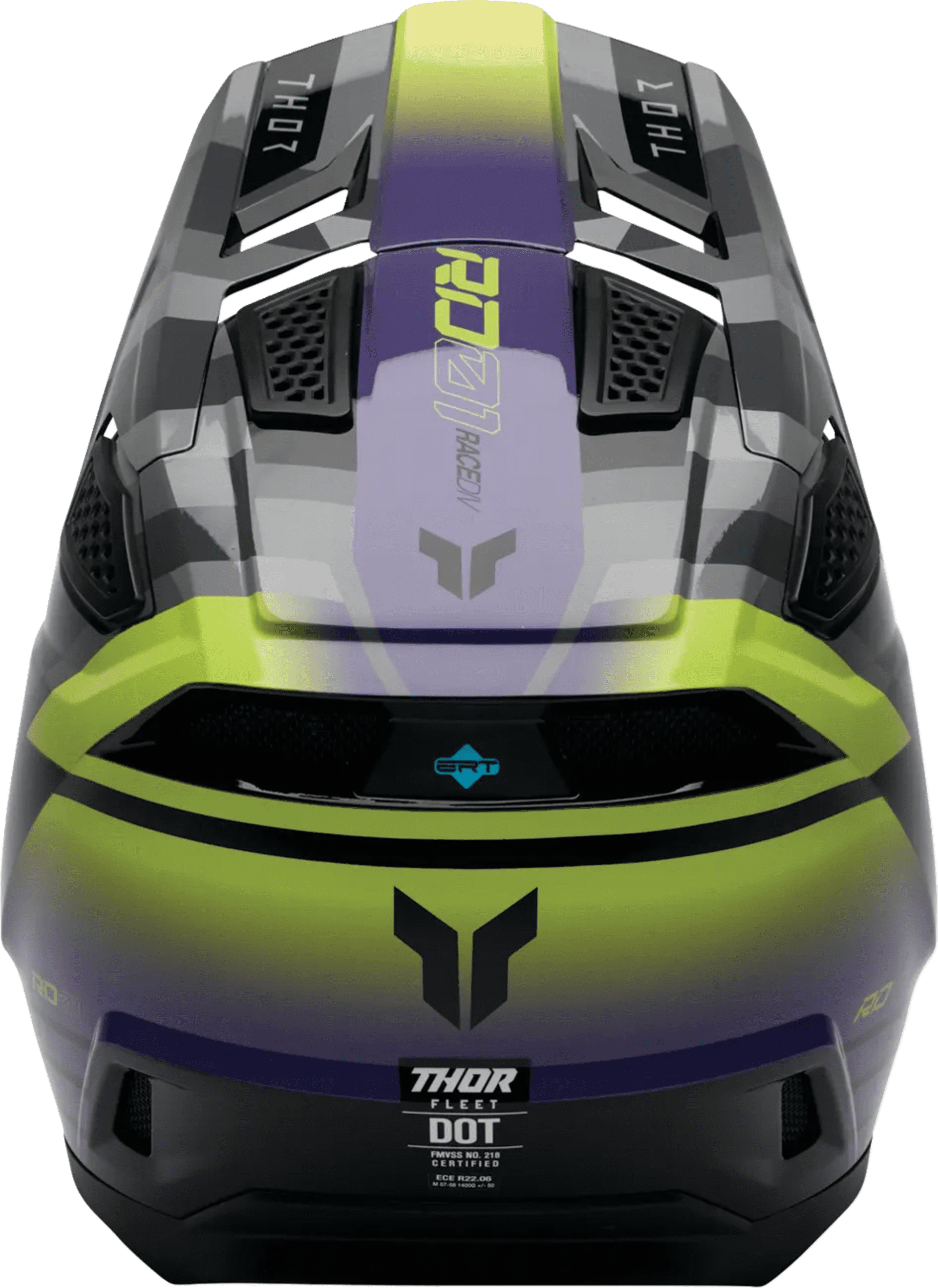 Thor fleet Helmet - camber black/purple - Thor