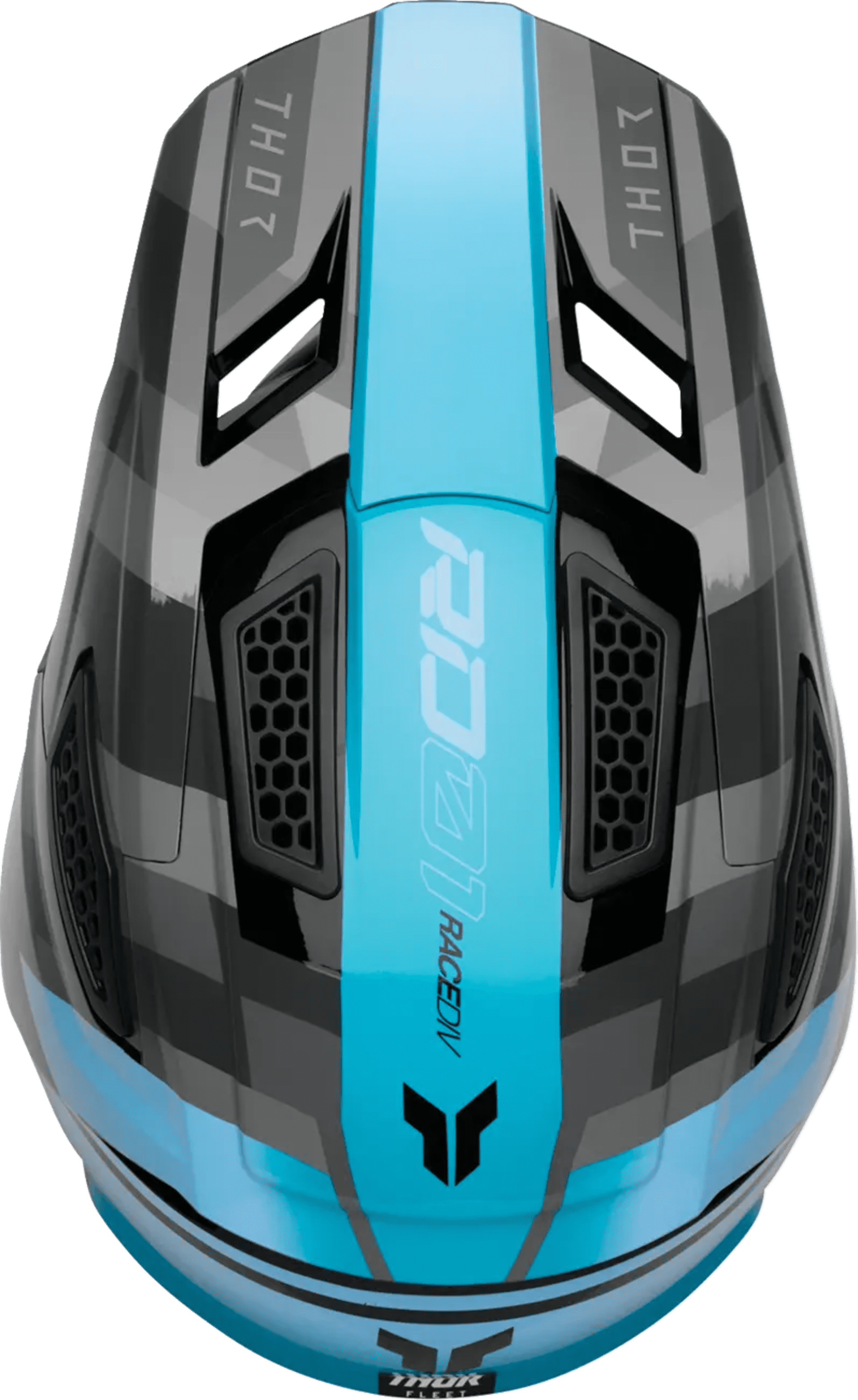 Thor fleet Hjälm - camber svart/teal - Thor