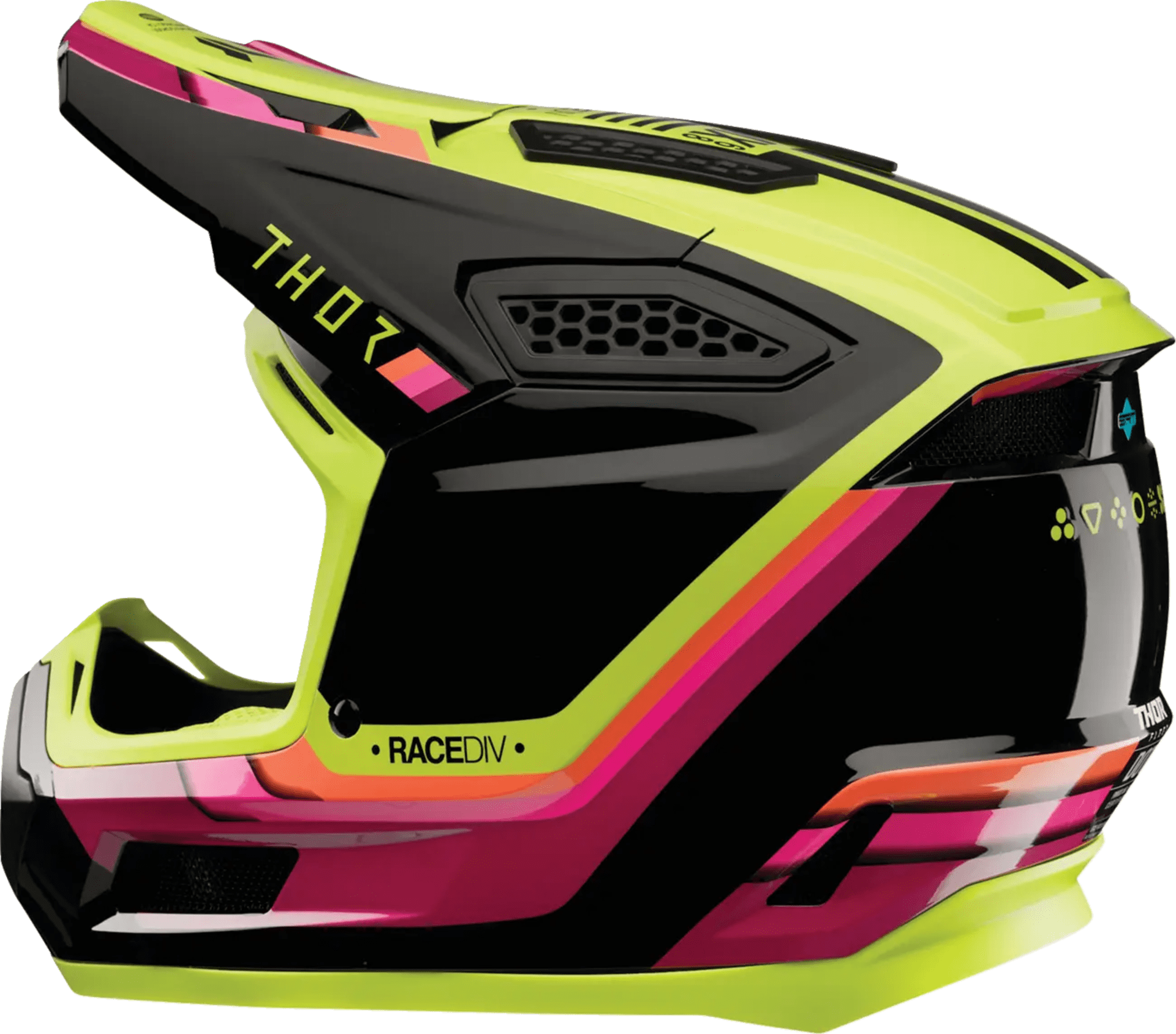 Thor Fleet-hjelm - Defy sort/syrlig - Thor
