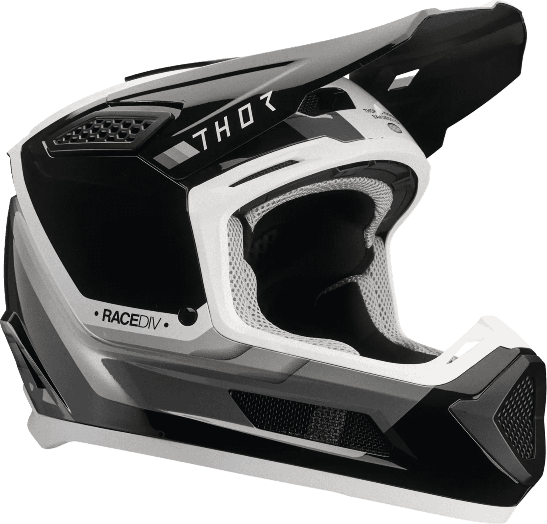 Thor Flotte Helm - defy schwarz/weiß - Thor