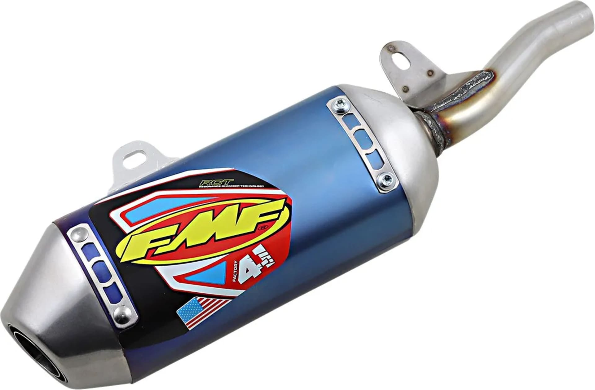 FMF Factory 4.1 Slip-On Muffler - Titanium CRF 110 - Fmf - Motocross Parts