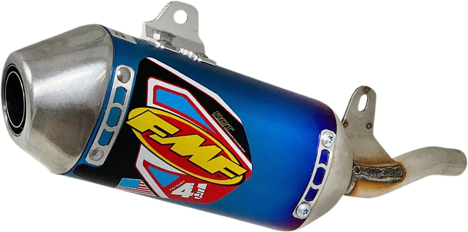 FMF Factory 4.1 Slip-On lyddæmper - Titanium CRF 110 - Fmf