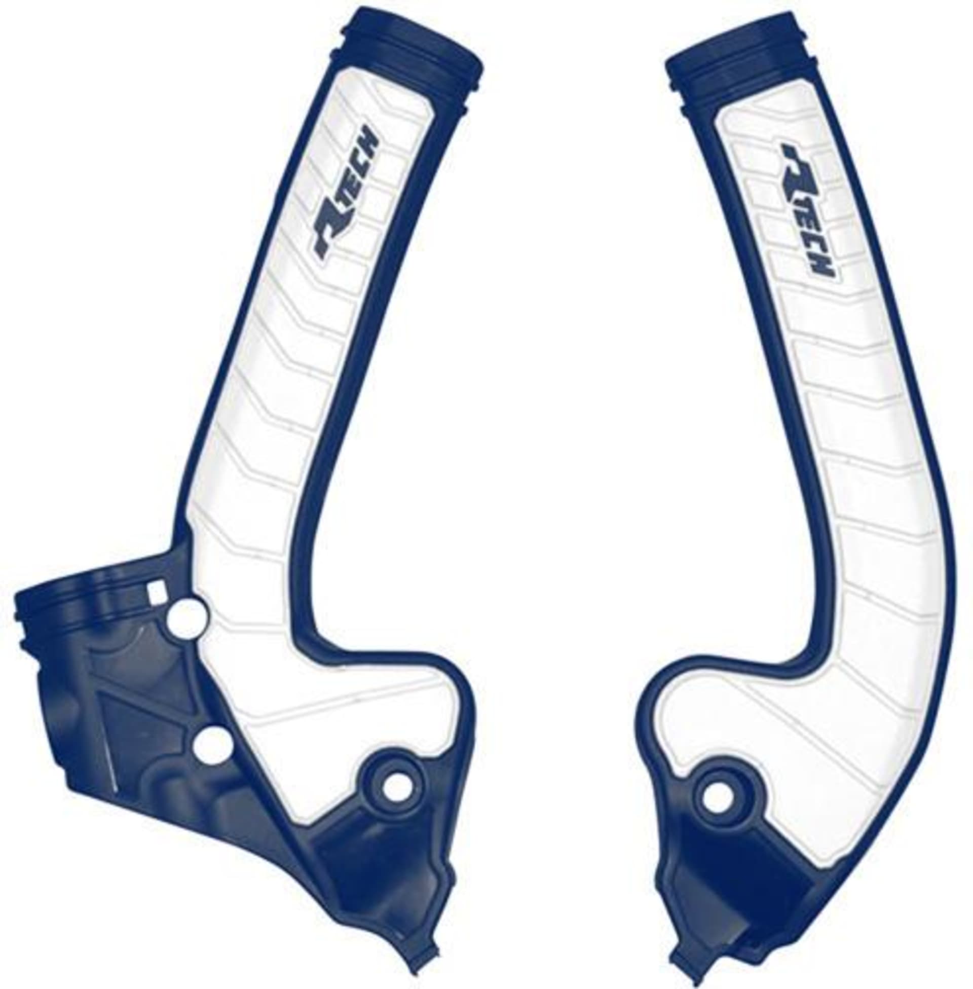 Rtech-Rahmenprotektoren - BLUE/WHITE SX/MC/TC85 - RTECH - Motocross Parts