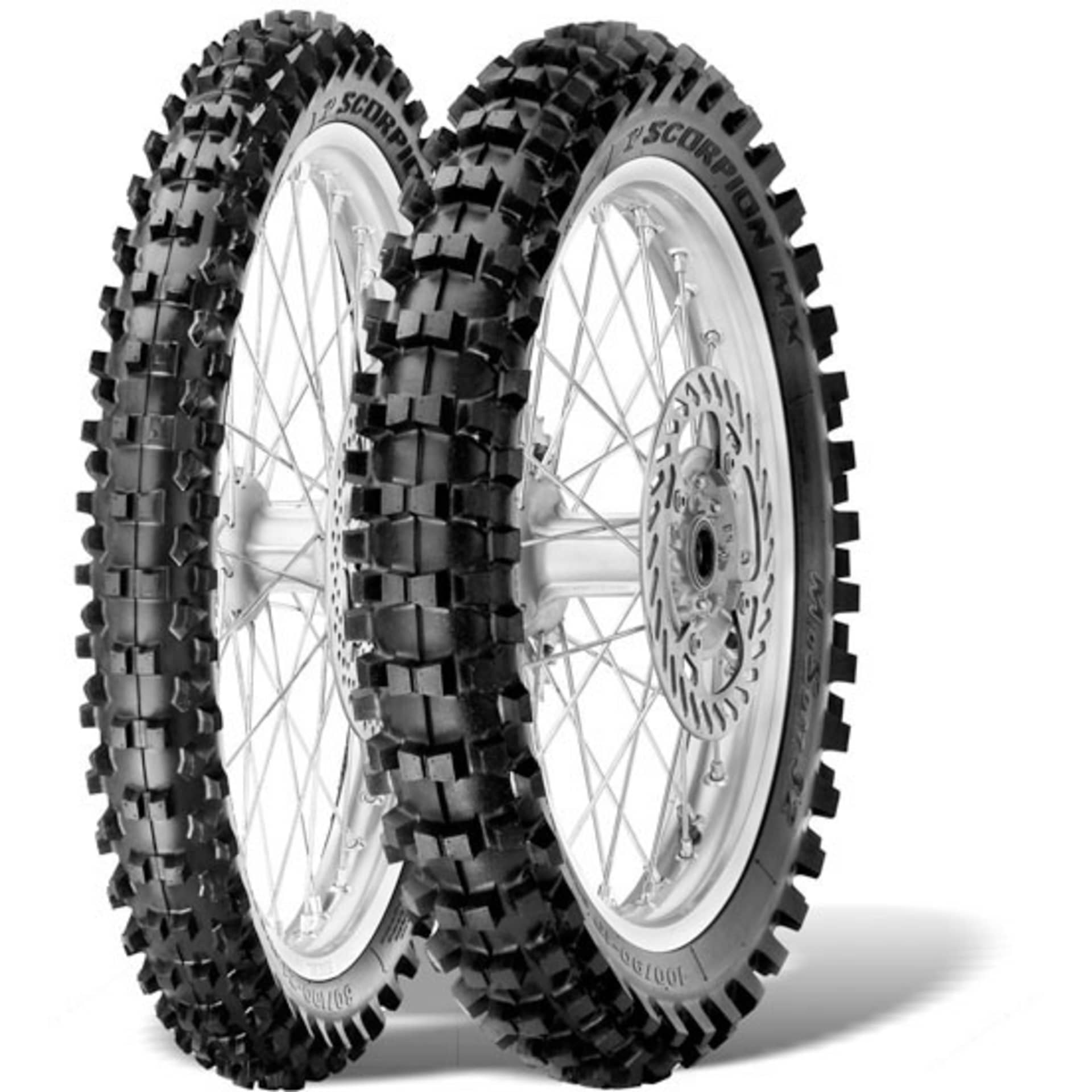 Pirelli Scorpion MX32 Mid Soft 80/100-14 - fram - Pirelli