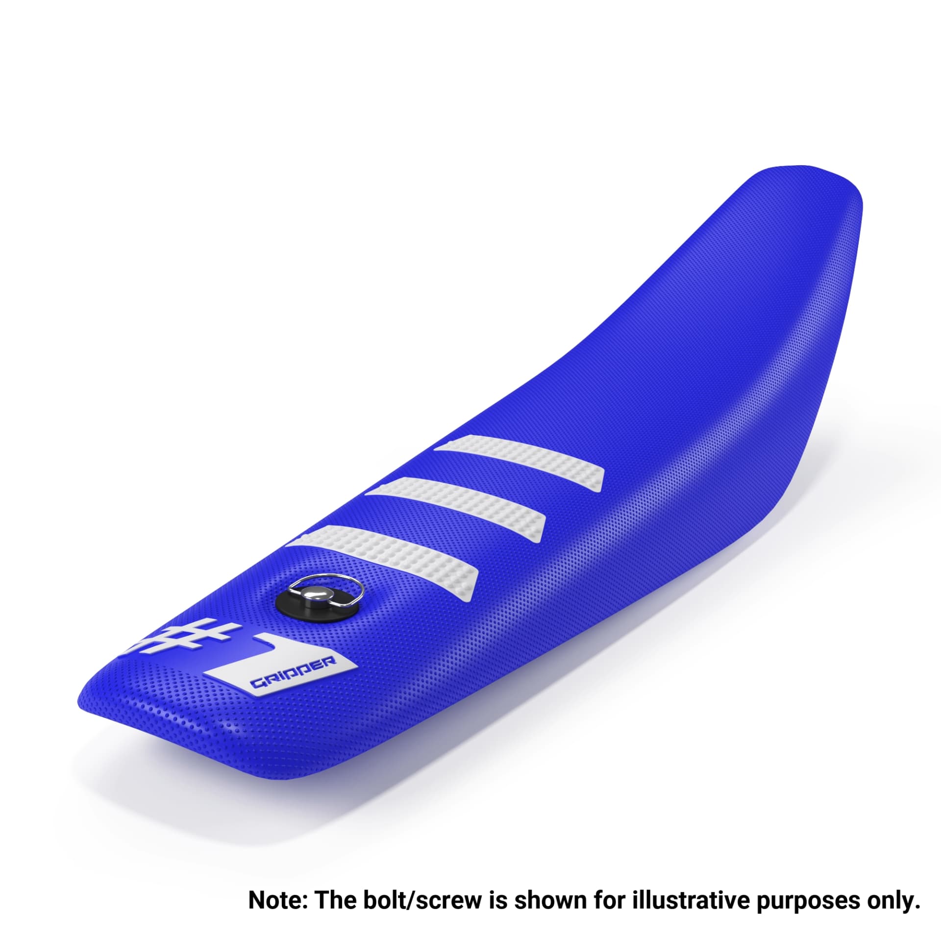 Onegripper LIGHT RIB MINI Seat Cover - Blue/White Onegripper LIGHT RIB MINI Seat Cover - Blue/White - Onegripper - Motocross Parts