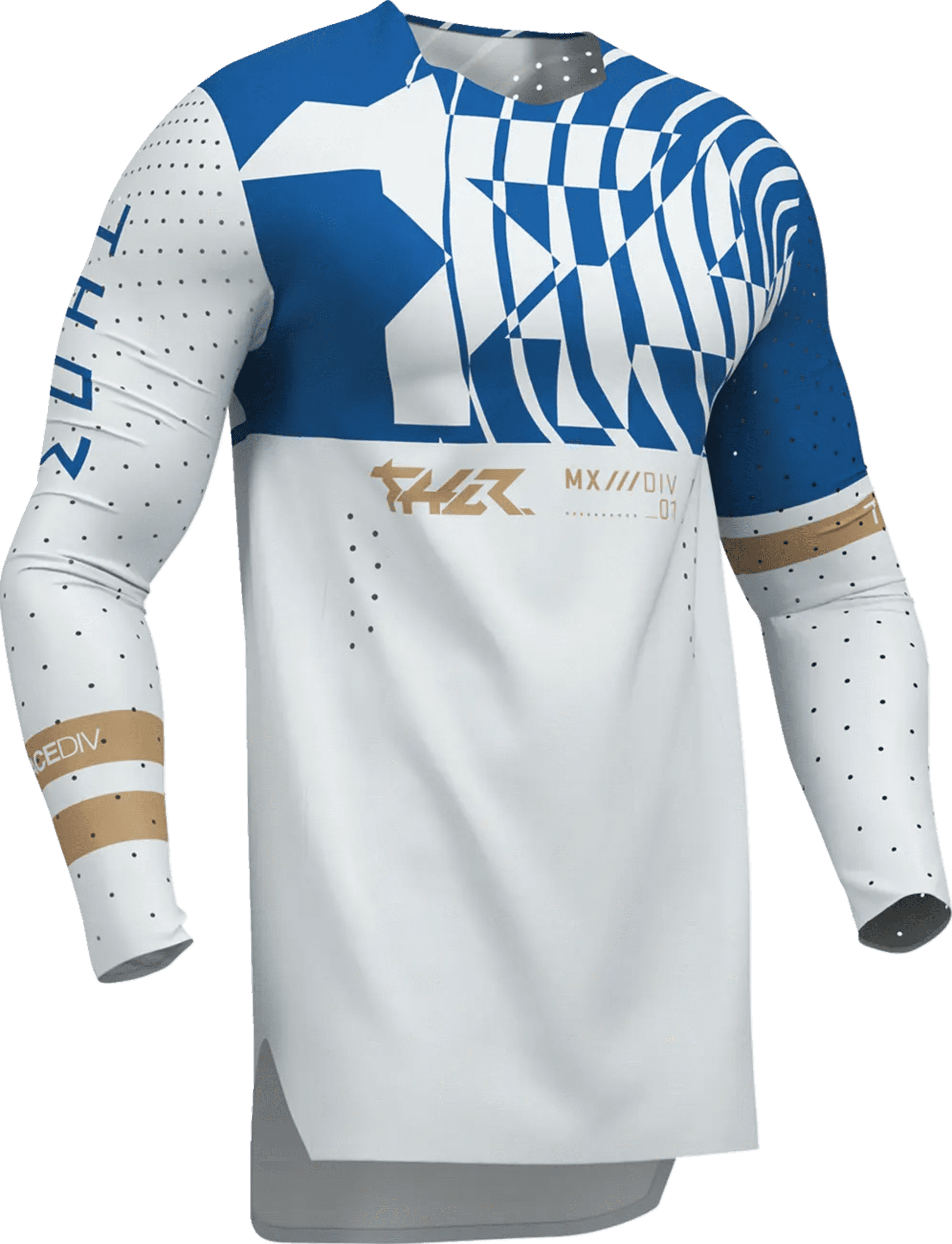 Thor Sportmode Jersey - Mind Control Light Gray/Blue - Thor