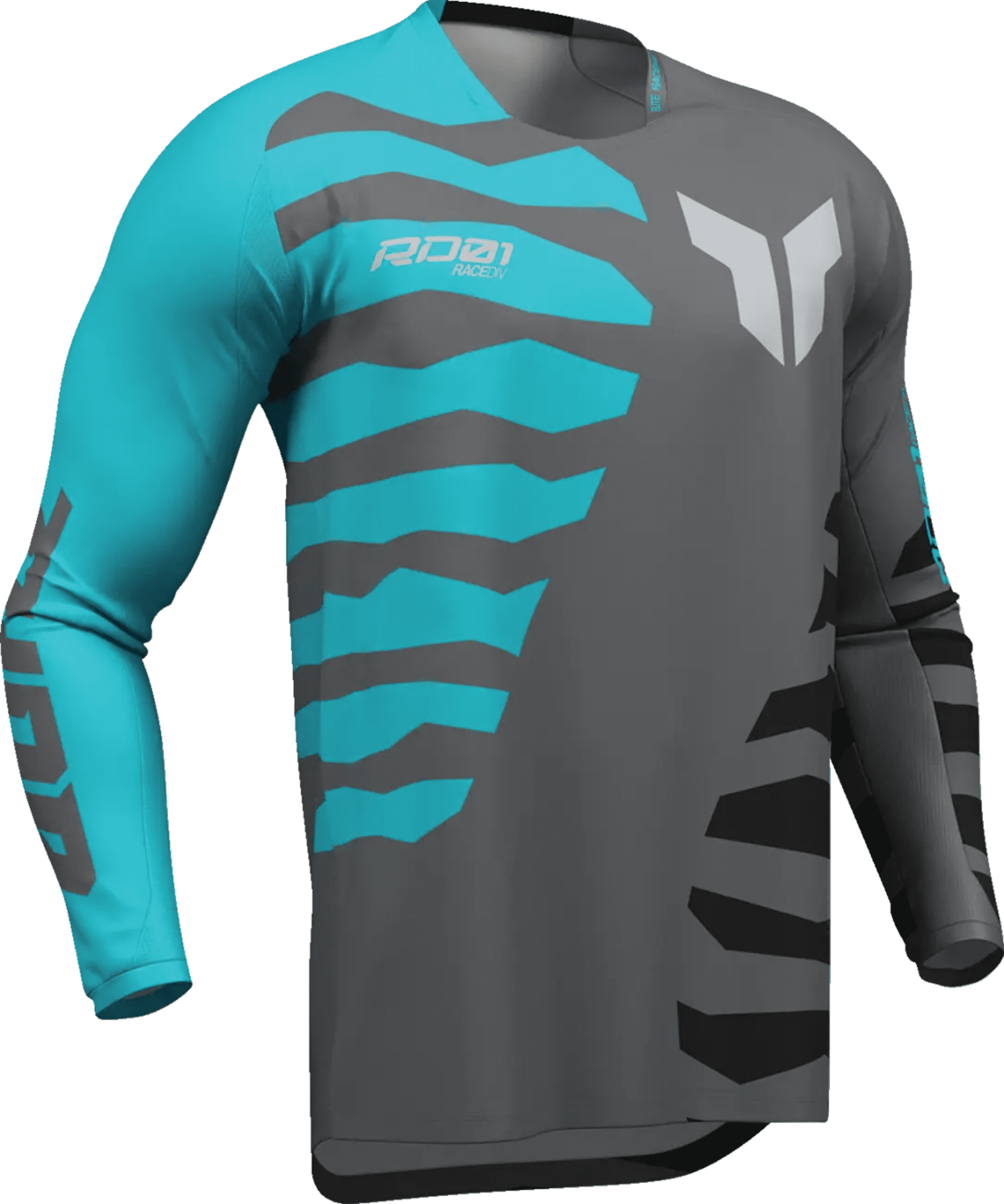 Thor Launchmode Jersey - Shredder Charcoal/Aqua - Thor