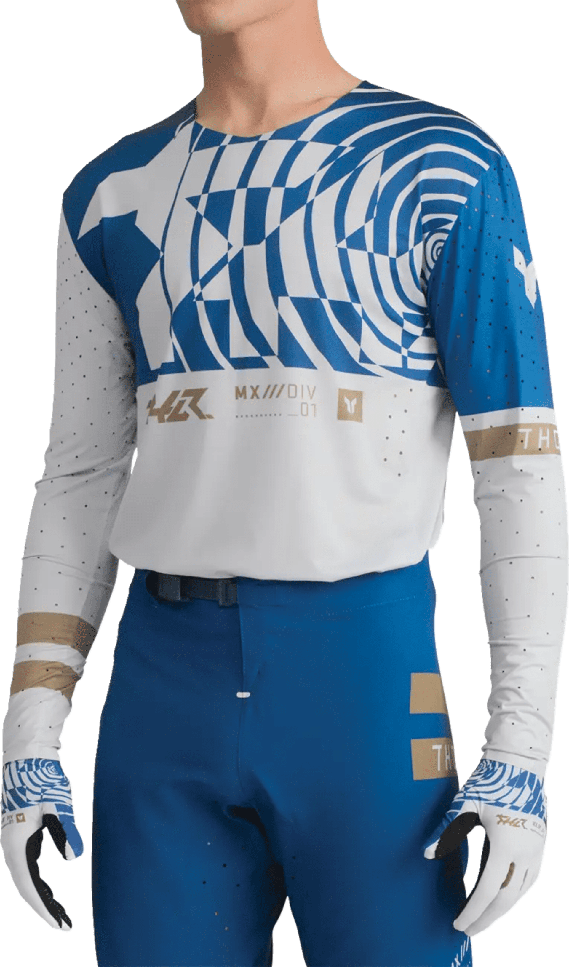 Thor Sportmode Pant - Mind Control Light Gray/blue - Thor