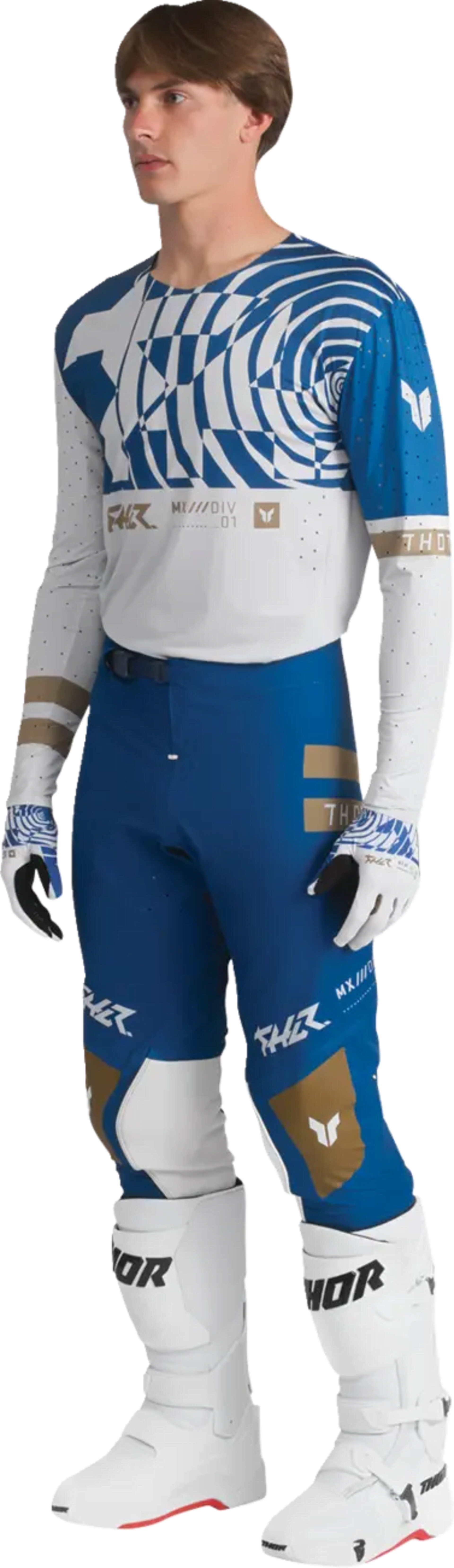 Thor Sportmode Pant - Mind Control Light Gray/blue - Thor