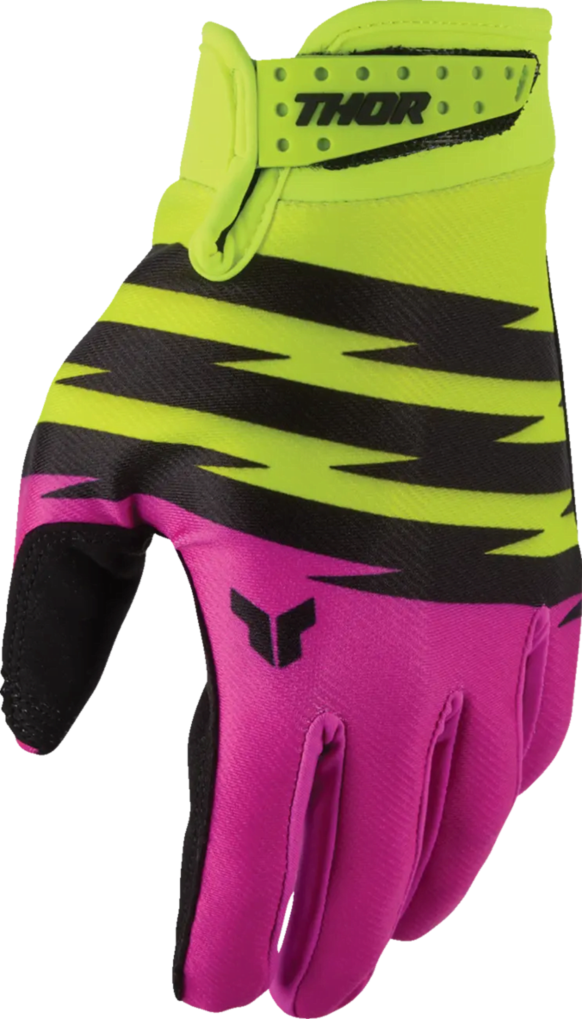 Thor Youth Launchmode Glove - Shockie Acid/Fuchsia - Thor