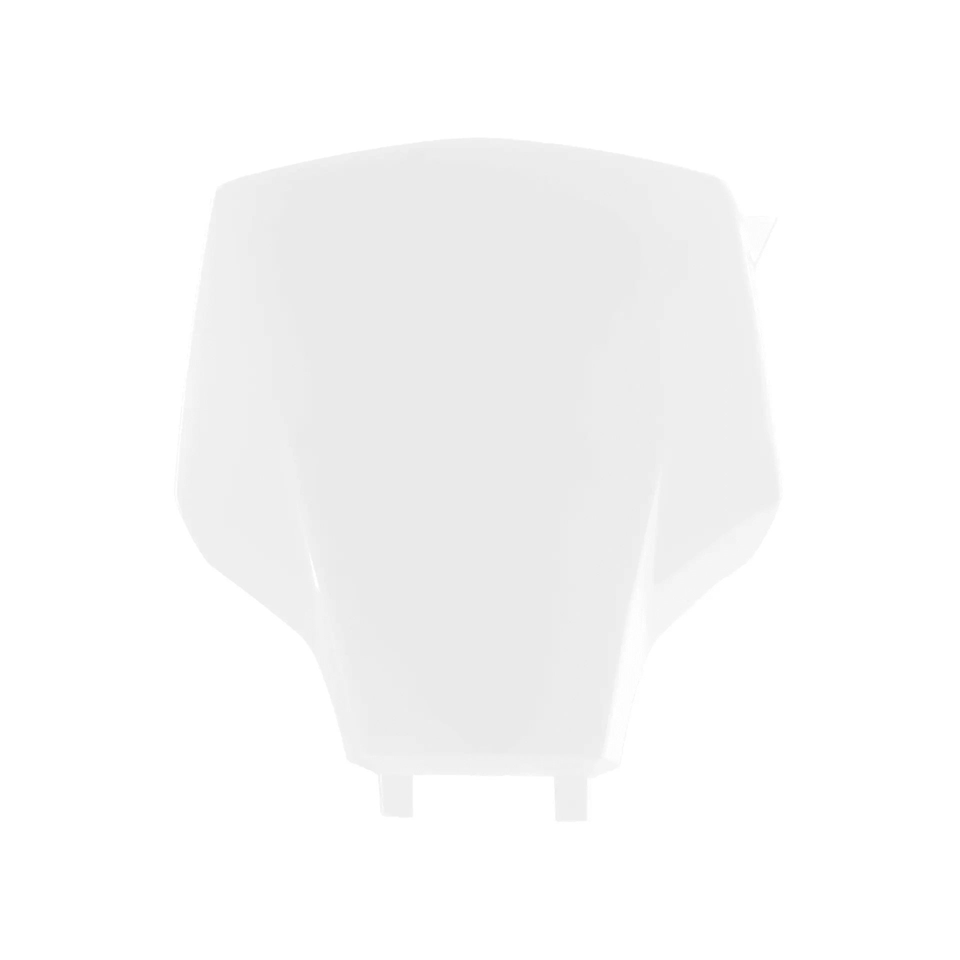 Polisport fornummerplade - YZF hvid - POLISPORT - Motocross Parts