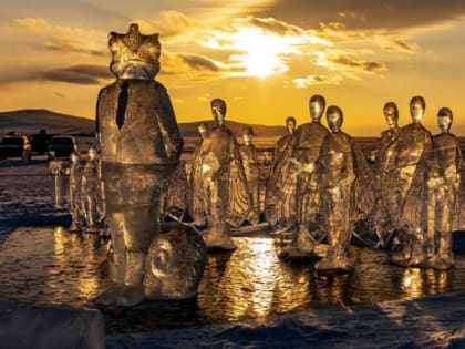 На Ольхоне открылся уникальный ледовый парк