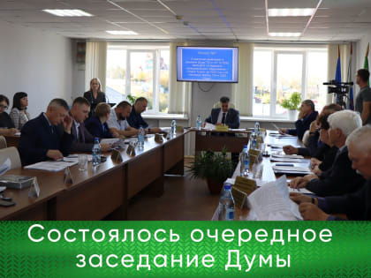 С очередного заседания Думы города Тулуна