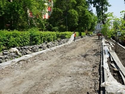 В избирательном округе № 19 вице-спикера Сергея Юдина проходит ремонт дорог на нескольких участках