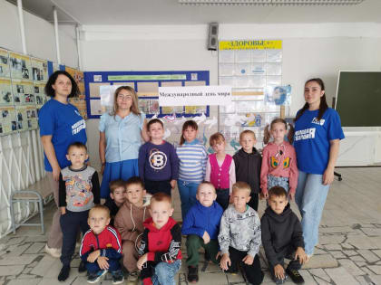 Саянские молодогвардейцы провели акцию «Голубь мира»