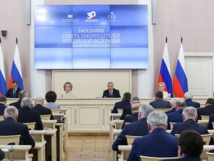 Вопросы поддержки участников СВО и их семей обсудили на заседании Совета законодателей РФ